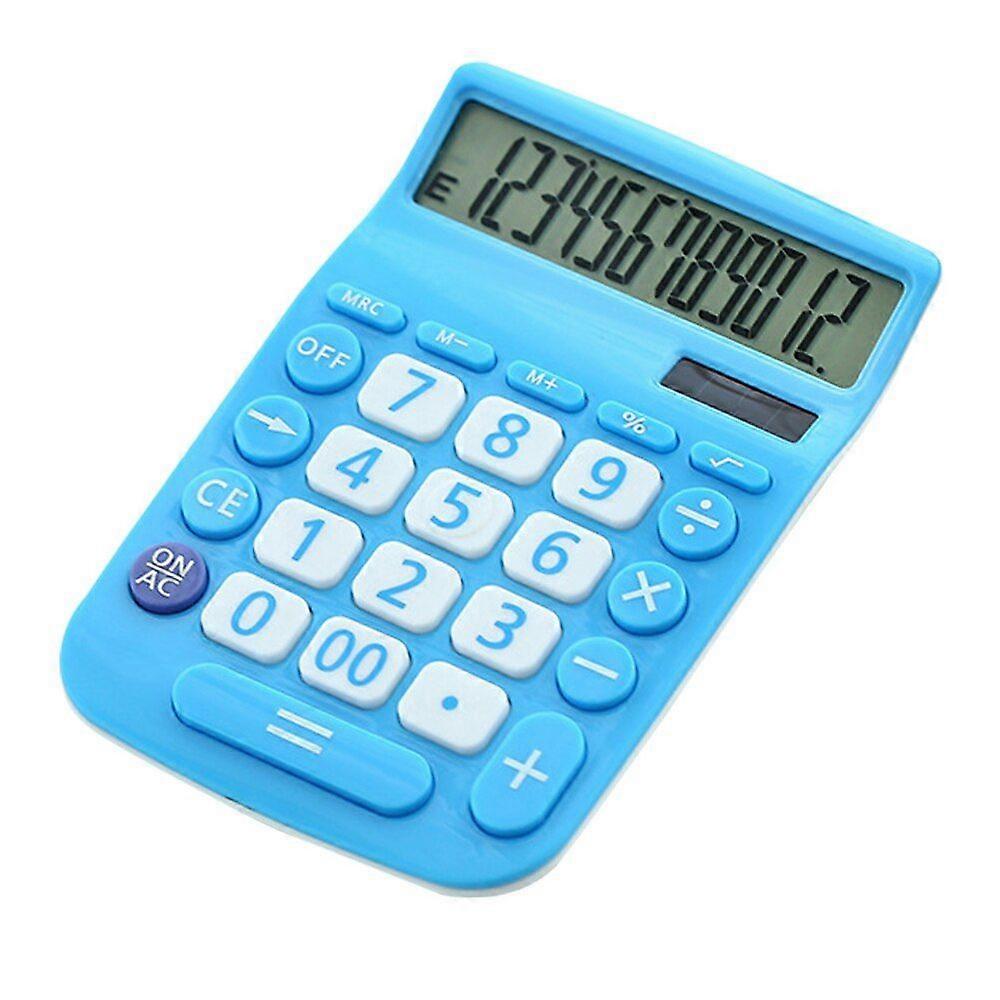 Portable Solar Calculator 12 Bit Large LCD #5
