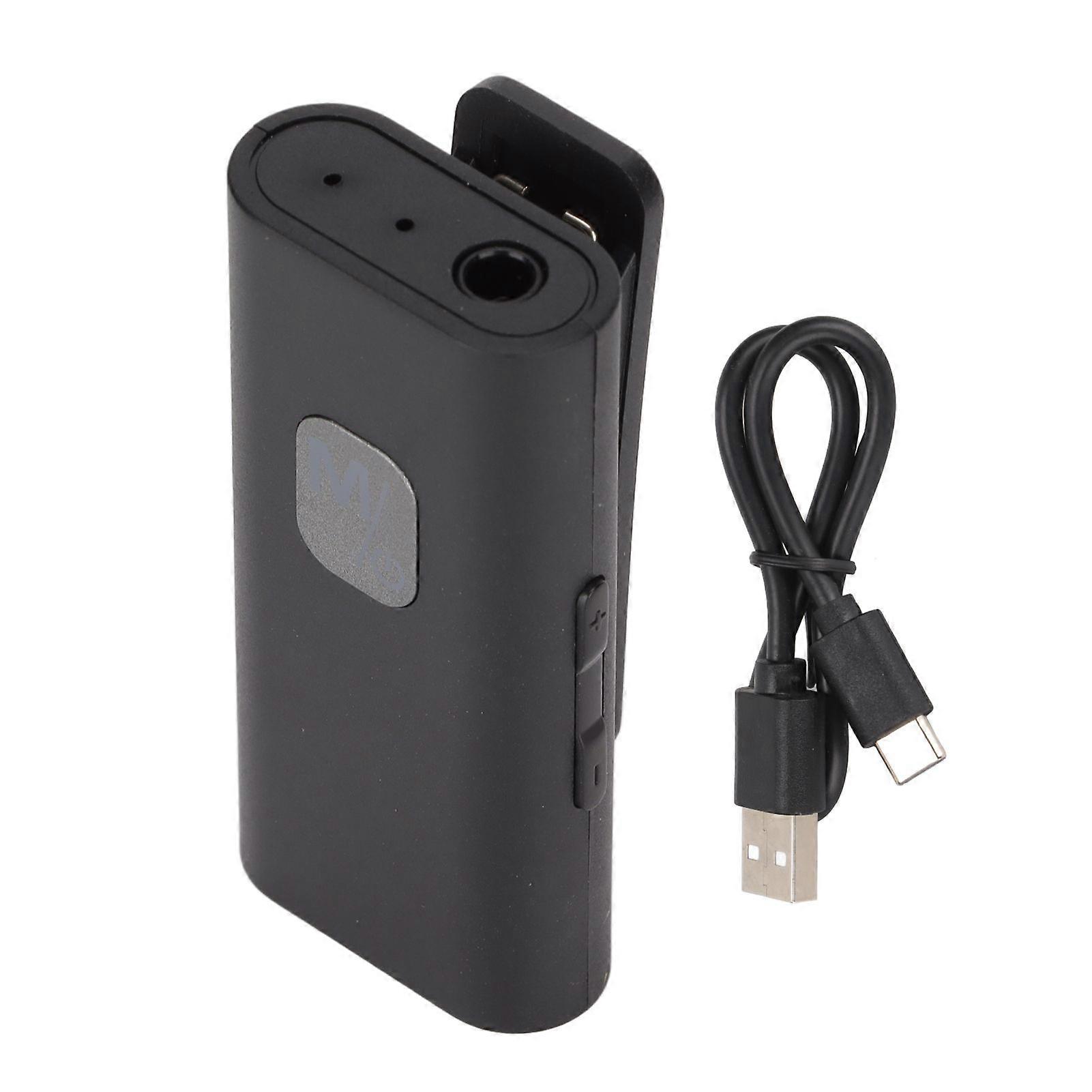 Bluetooth AUX Receiver Support Memory Card 3.5mm Clip On Wireless Car Stereo Adapter for Wired Headphone Cellphone