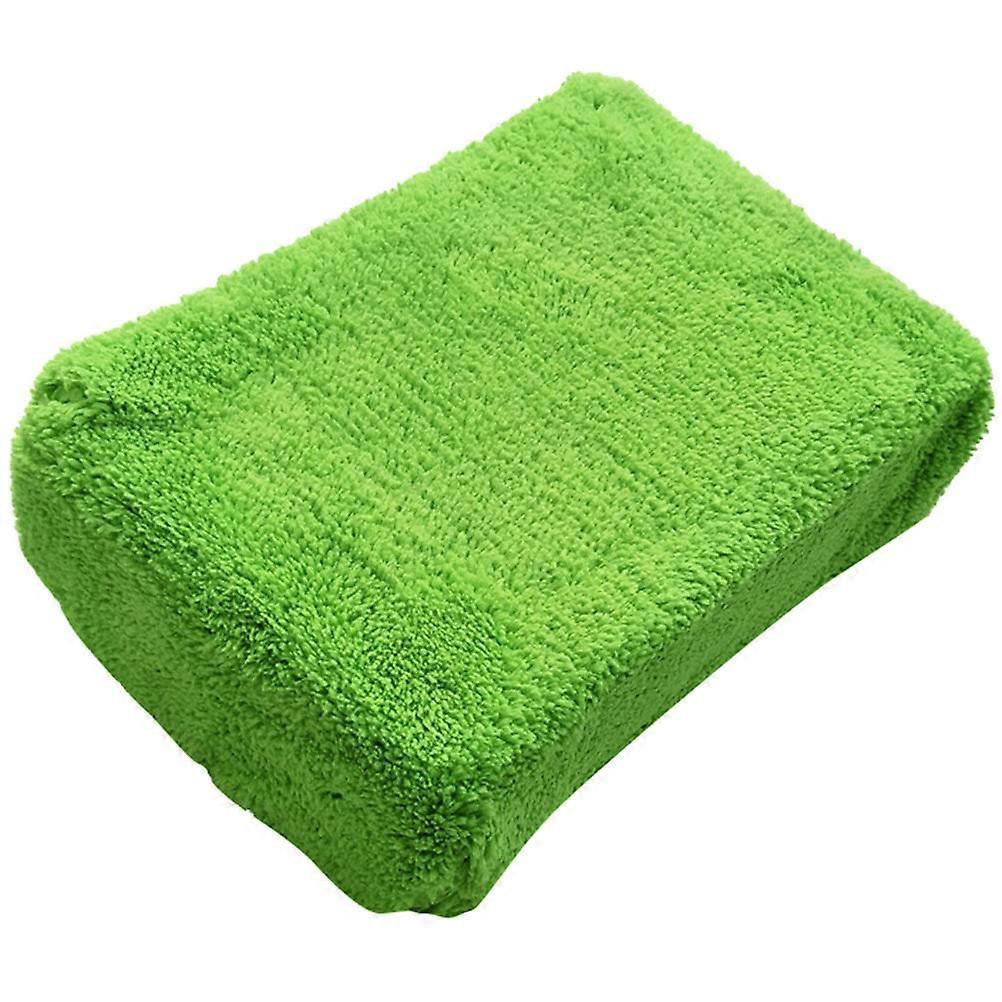 Car Wash Tool Durable Sponge for Car Cleaning Use 2Pcs Green