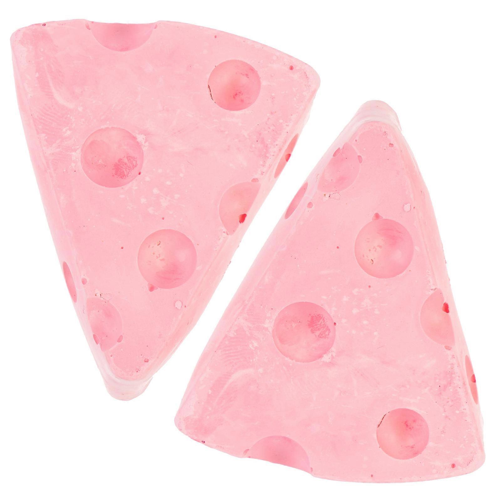 Molar Chew Toys For Hamsters And Guinea Pigs Calcium Gypsum Material Teeth Grinding 2Pcs