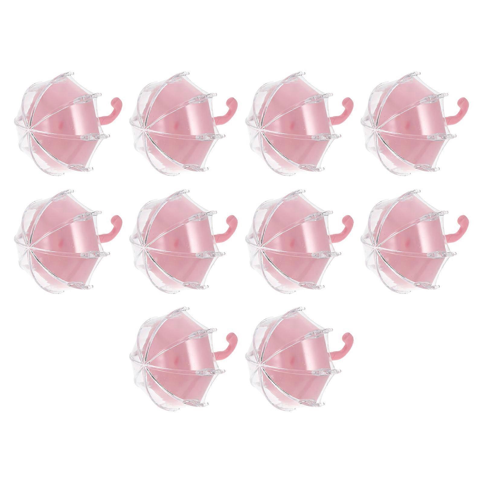 Creative Fake Lash Box Umbrella Style for Storage 30Pcs Pink Candy Boxes