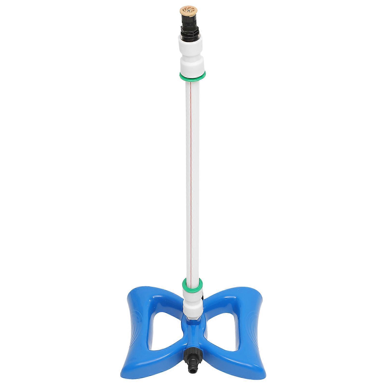 Automatic Rotating Water Sprinkler For Garden Irrigation One Set Blue Plastic Leak Proof