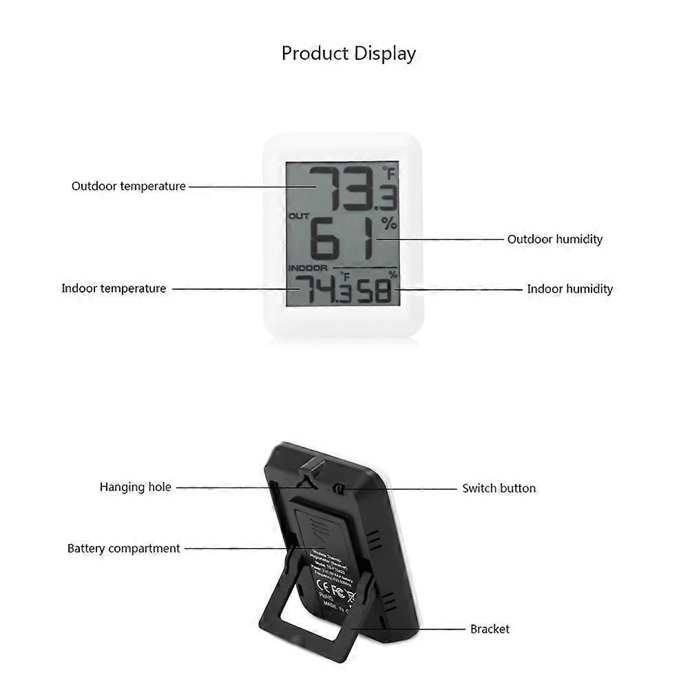 Hygrometer for Accurate Indoor Outdoor Humidity