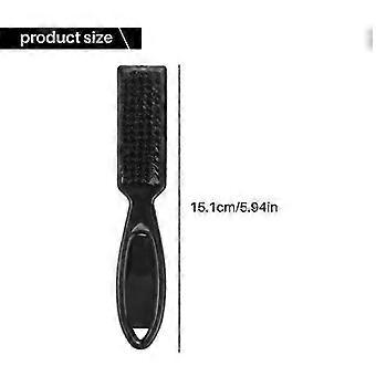 6Pcs Fade Brush Comb Scissors Cleaning Brush Barber Shop Skin Fade Vintage Oil Shape Carving Cleani