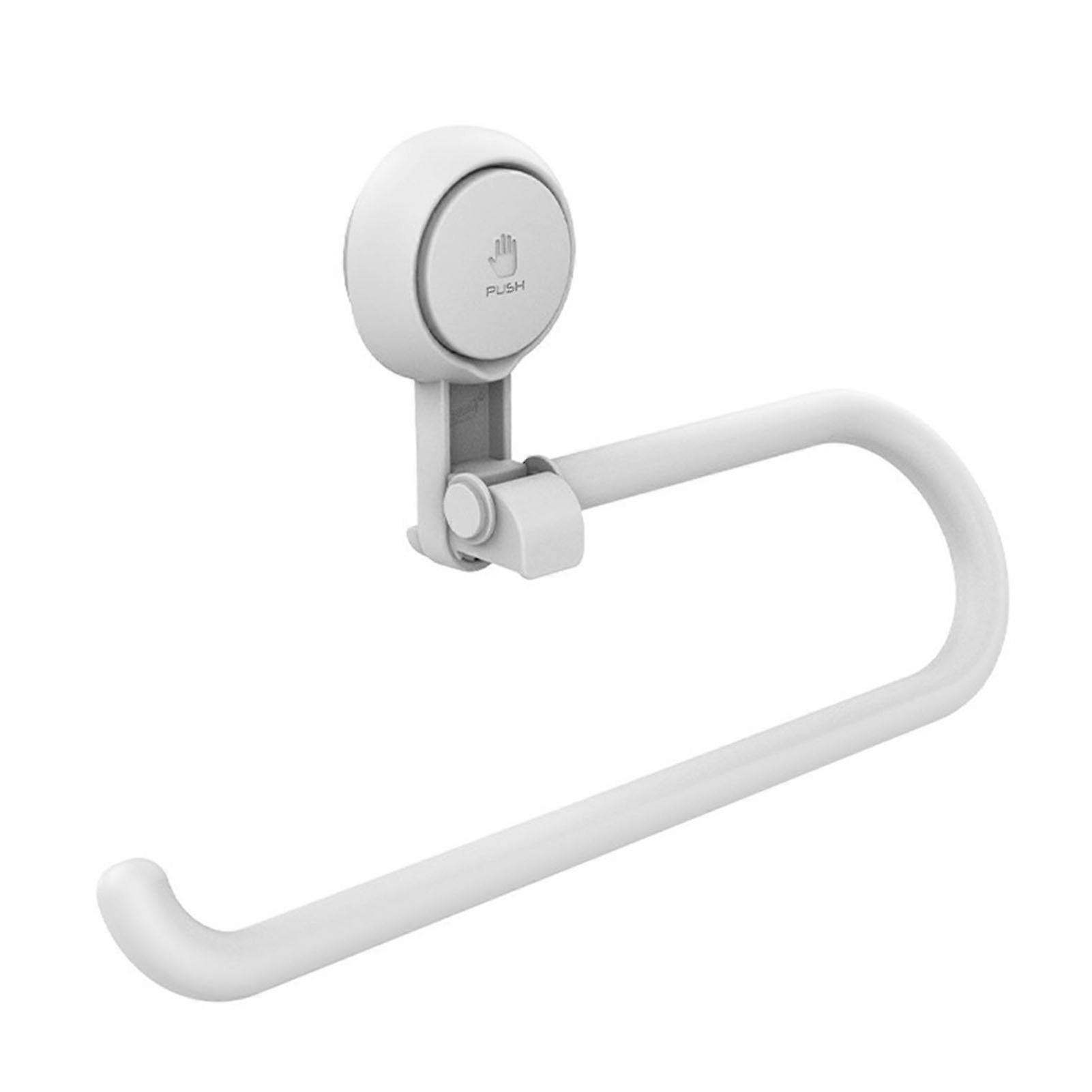 Tissue Holder Wall Rack - Suction Cup, Multipurpose Bathroom or Kitchen Organizer