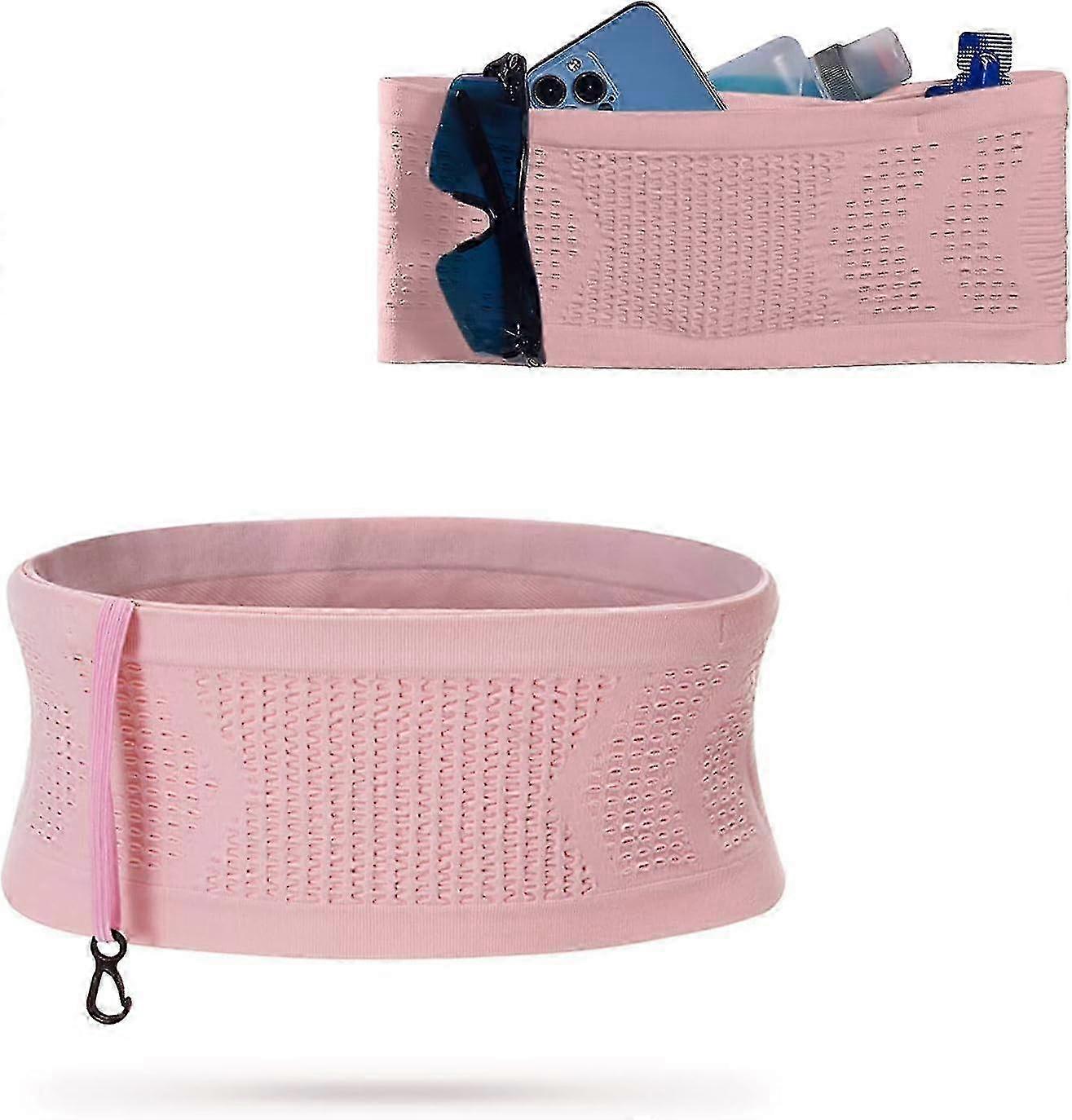 2025 Belt Bag,Breathable, Universal Concealed Knitted Waist Bag, Running Waist Bag with Large Capacitygray S)