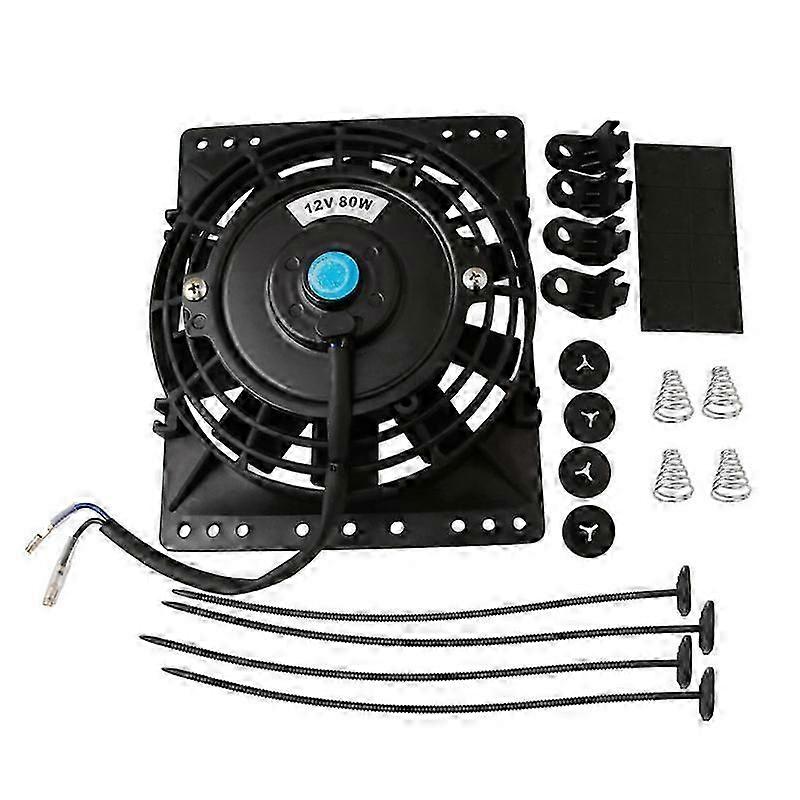 12 V 80 W:n jäähdytystuulettimet, 6 tuumaa, 650 CFM, yleismalli