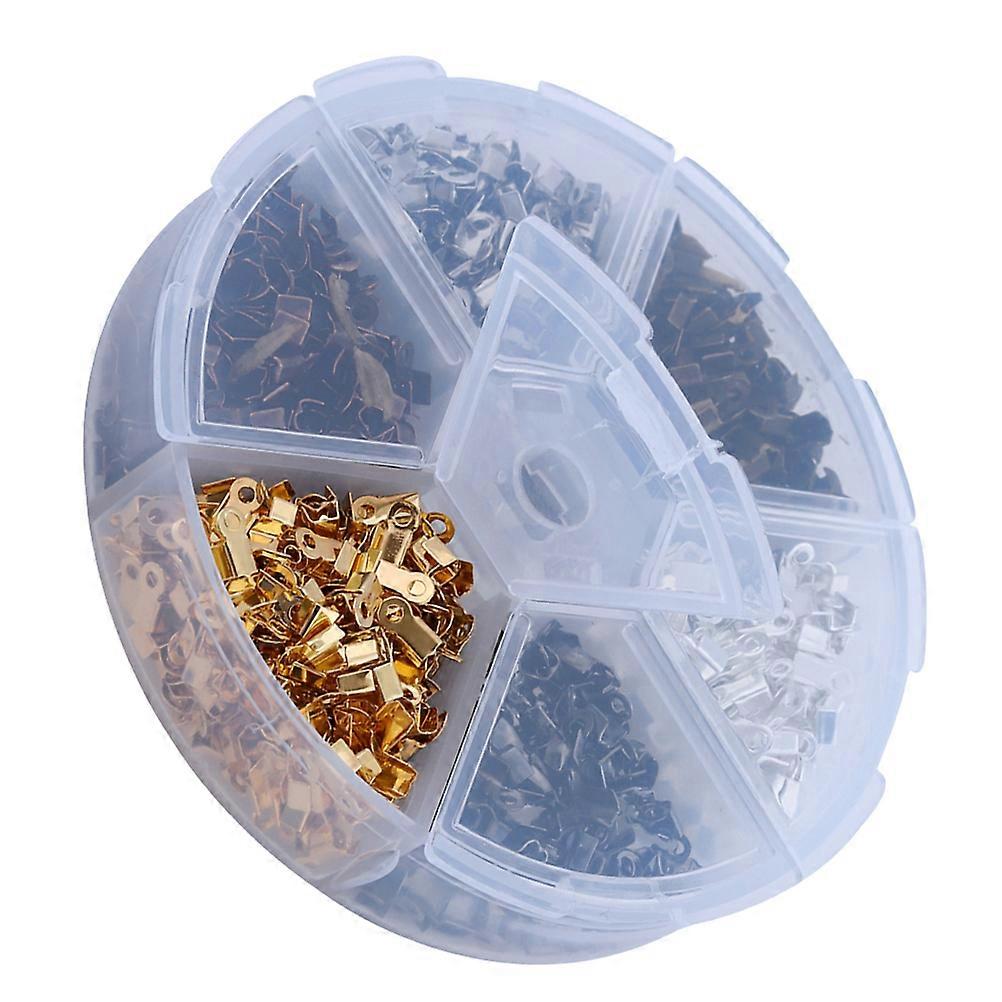 Assorted Color Positioning Loose Beads Tube Crimp Beads for DIY Jewelry Making and Bracelet Creation 2760 Pcs