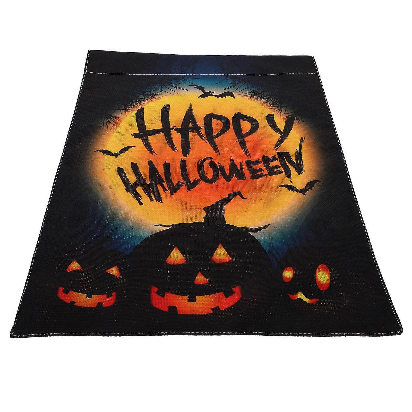 Halloween Yard Flag Wind Indicator Decor for Garden Use 7Pcs