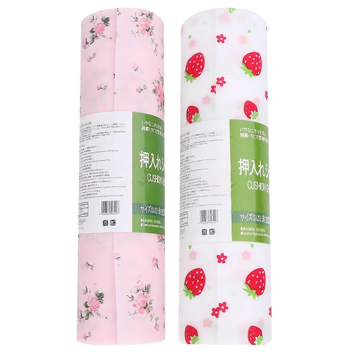 Refrigerator Pad 6Pcs for Waterproof Drawer Liner and Kitchen Mat Set