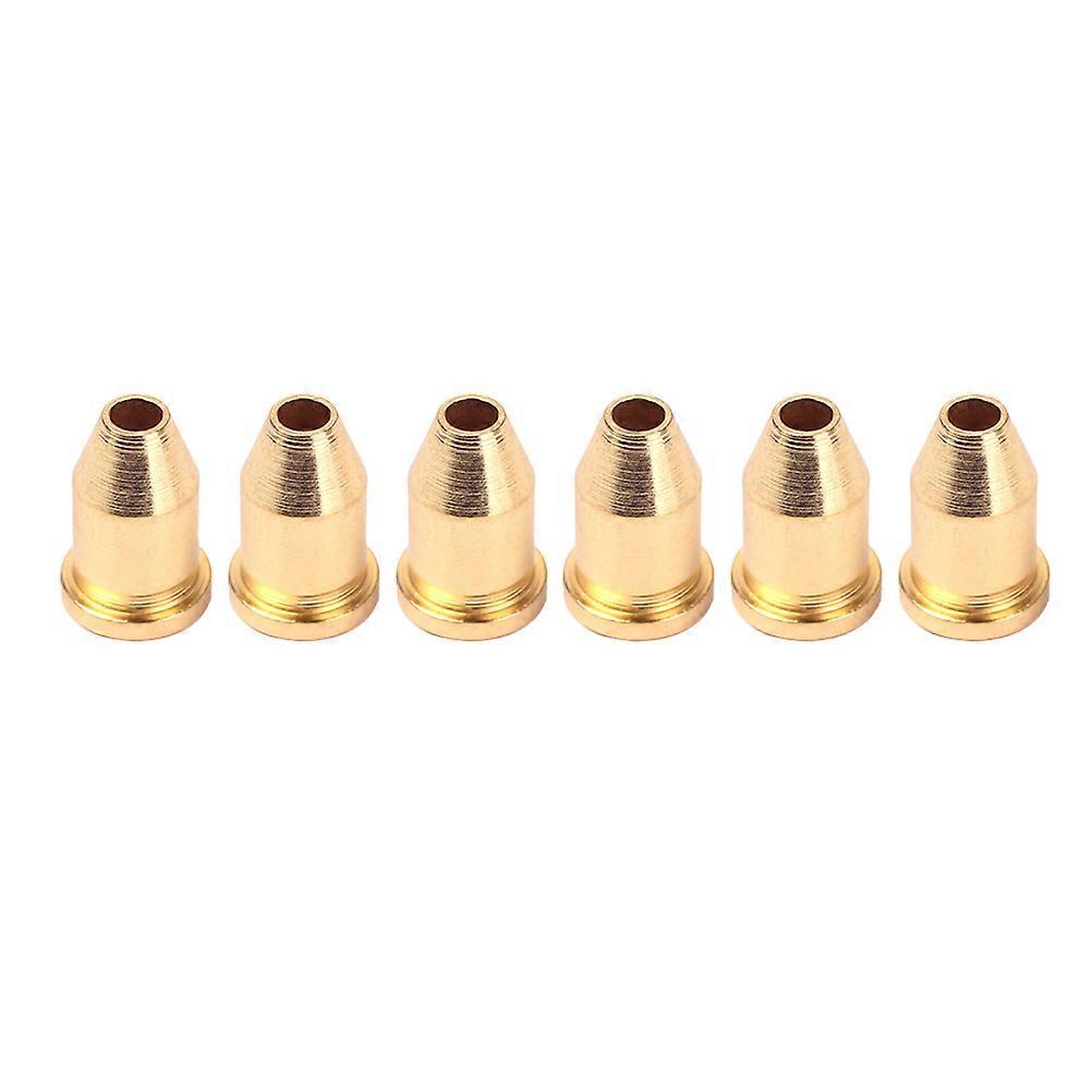Guitar String Cap Mounting Buckle Bullet Shape for Guitar 12Pcs Golden