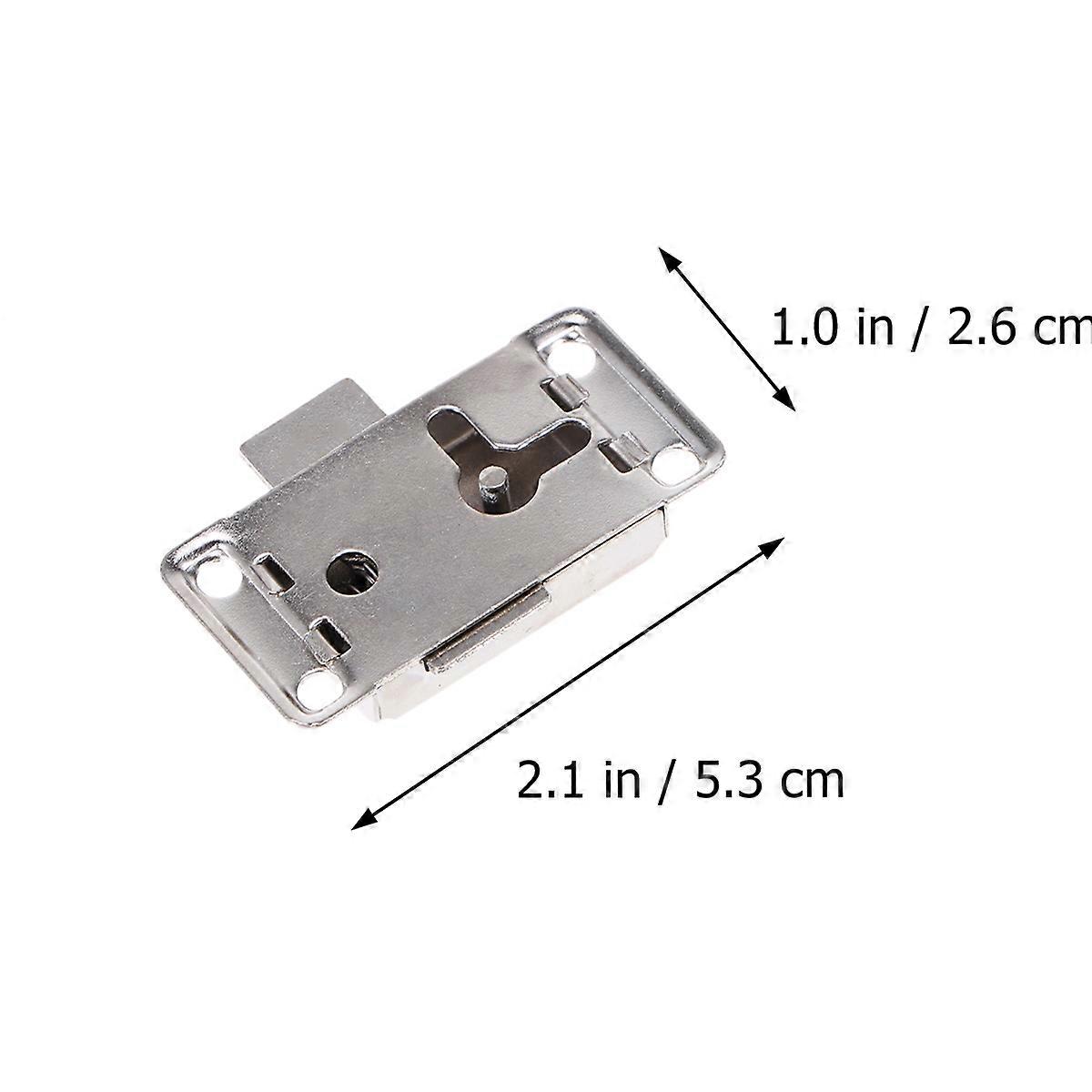 Decorative Cabinet Latch Jewelry Box Lock Ideal For Toolbox Shop Use Silver Locking 1Set