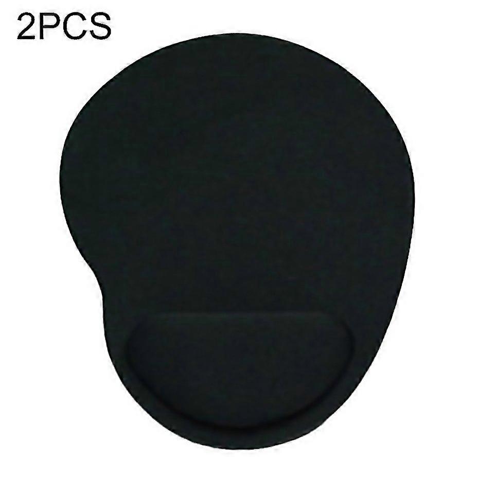 For 2 Pcs Cloth Gel Wrist Rest Mouse