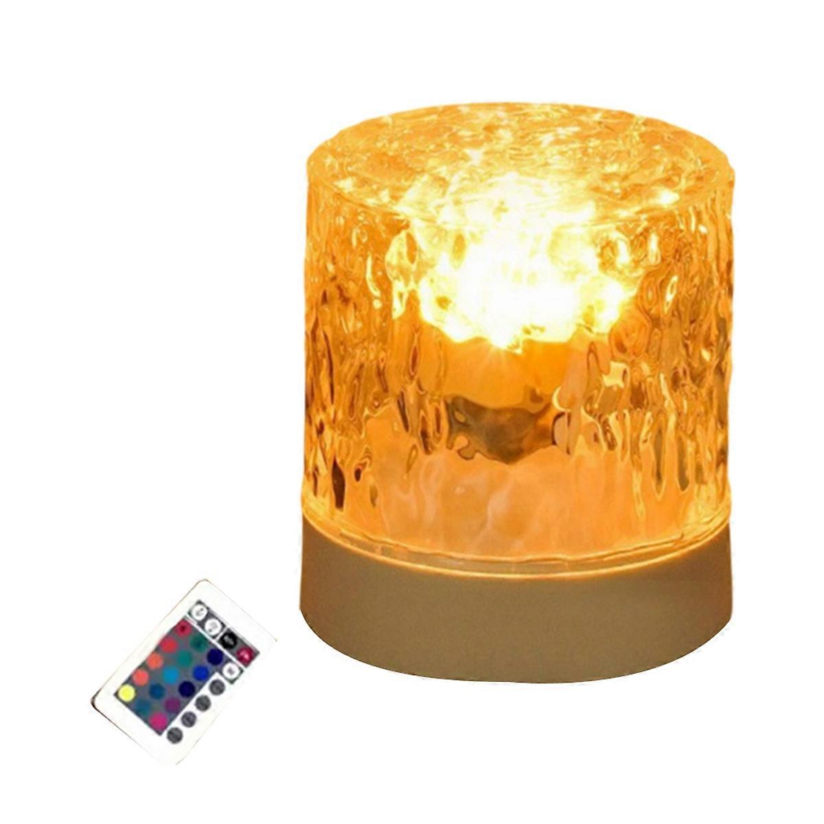 16 Color LED Water Ripple Projector Night Light with Remote