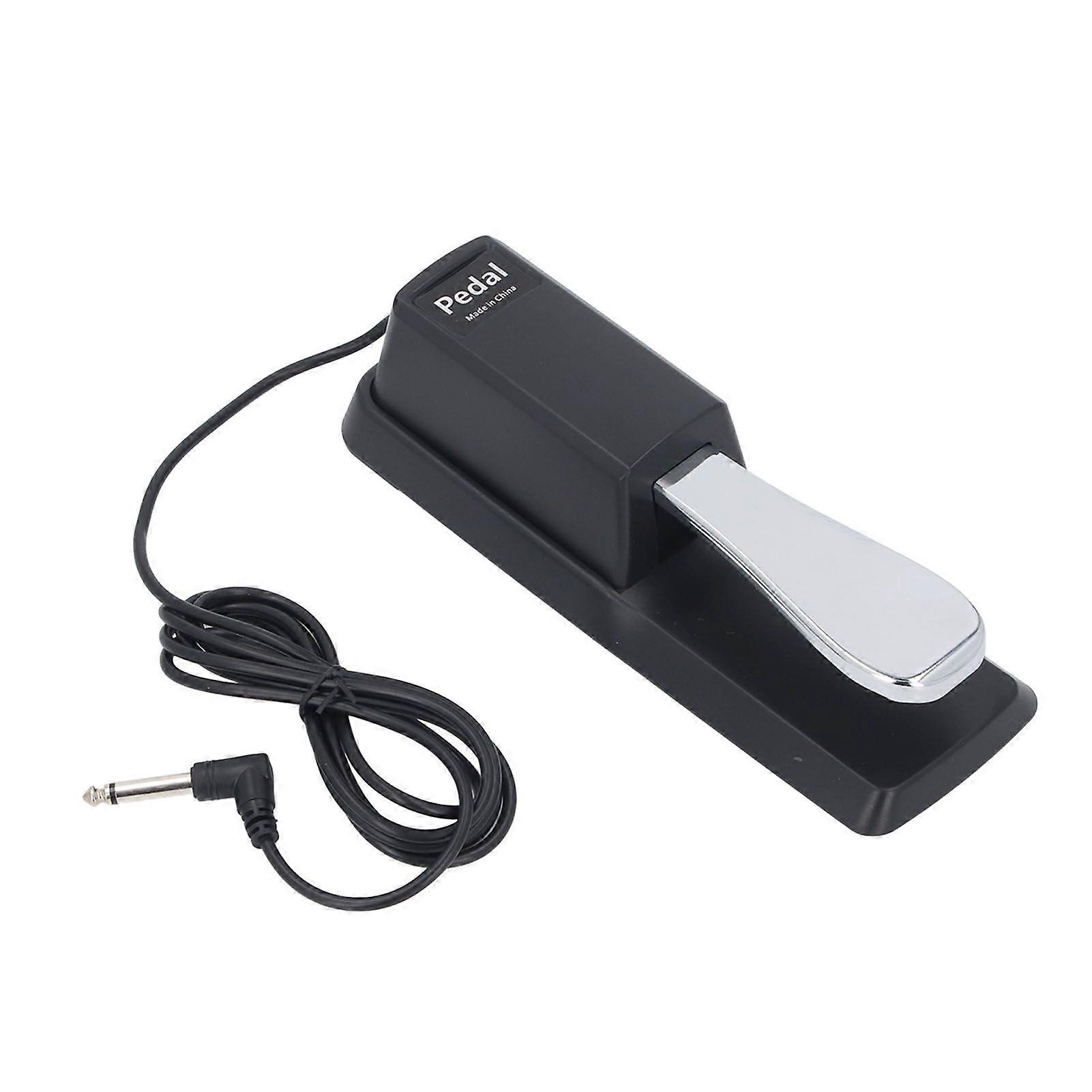 Sustain Pedal Electronic Keyboard Piano Replacement Accessories with Polarity Switch for MIDI Synthesizer