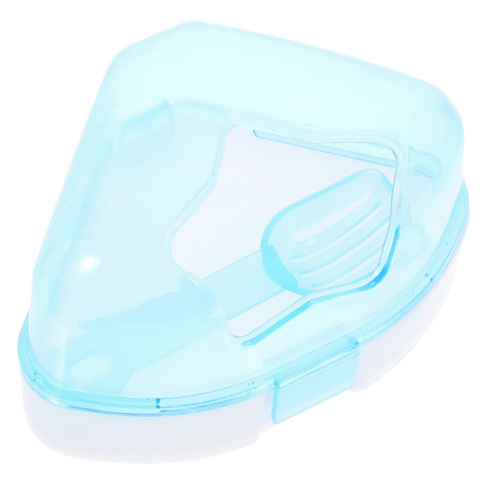 Pet Supply Hamster Bath Tub Plastic Basin for Bathing 2Pcs Blue