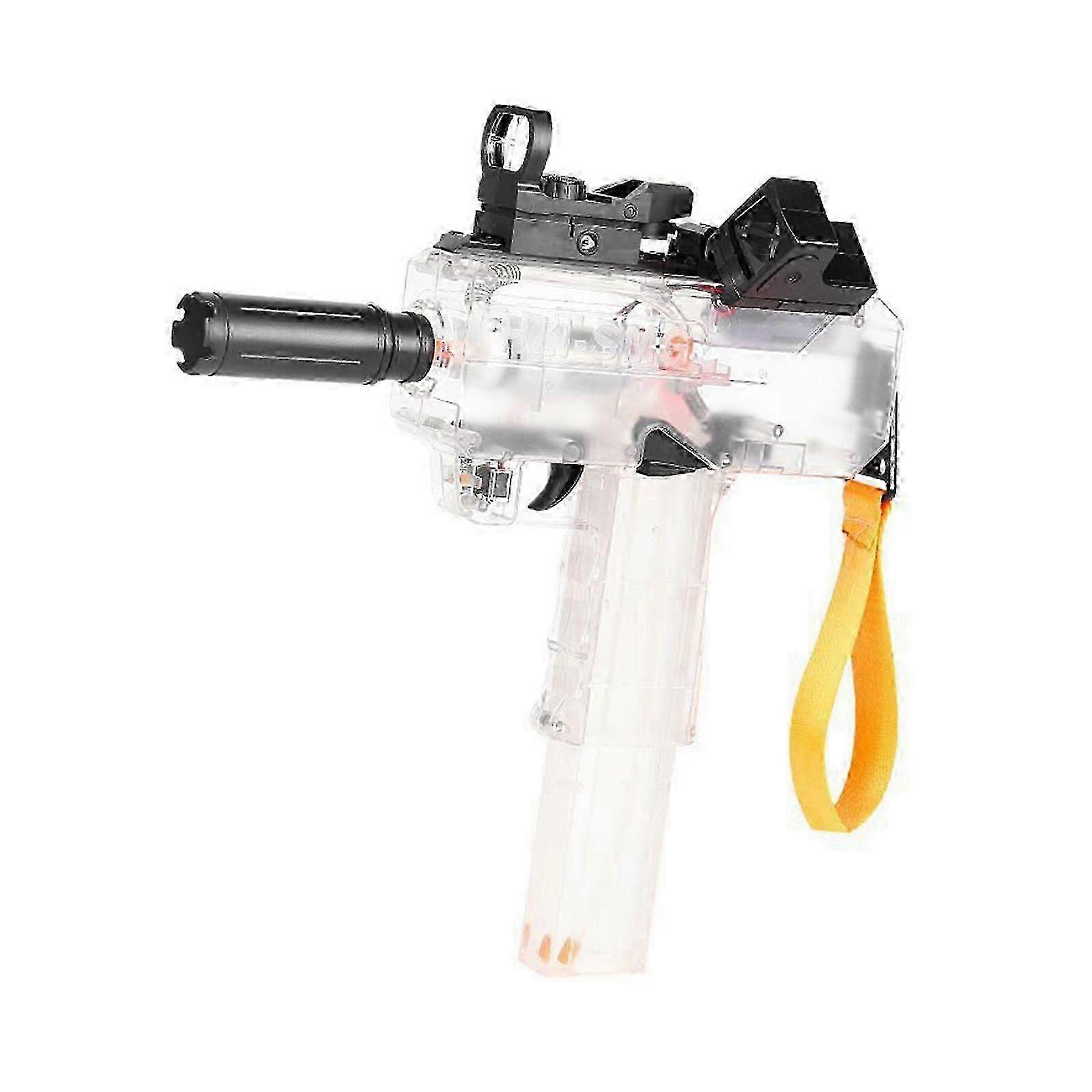 مسدسات مياه كهربائية قابلة لإعادة الشحن للأطفال - تصميم شفاف ، خفيف الوزن ، مدى 35 قدما ، إطلاق نار دقيق - لعبة صيفية ممتعة في الهواء الطلق
