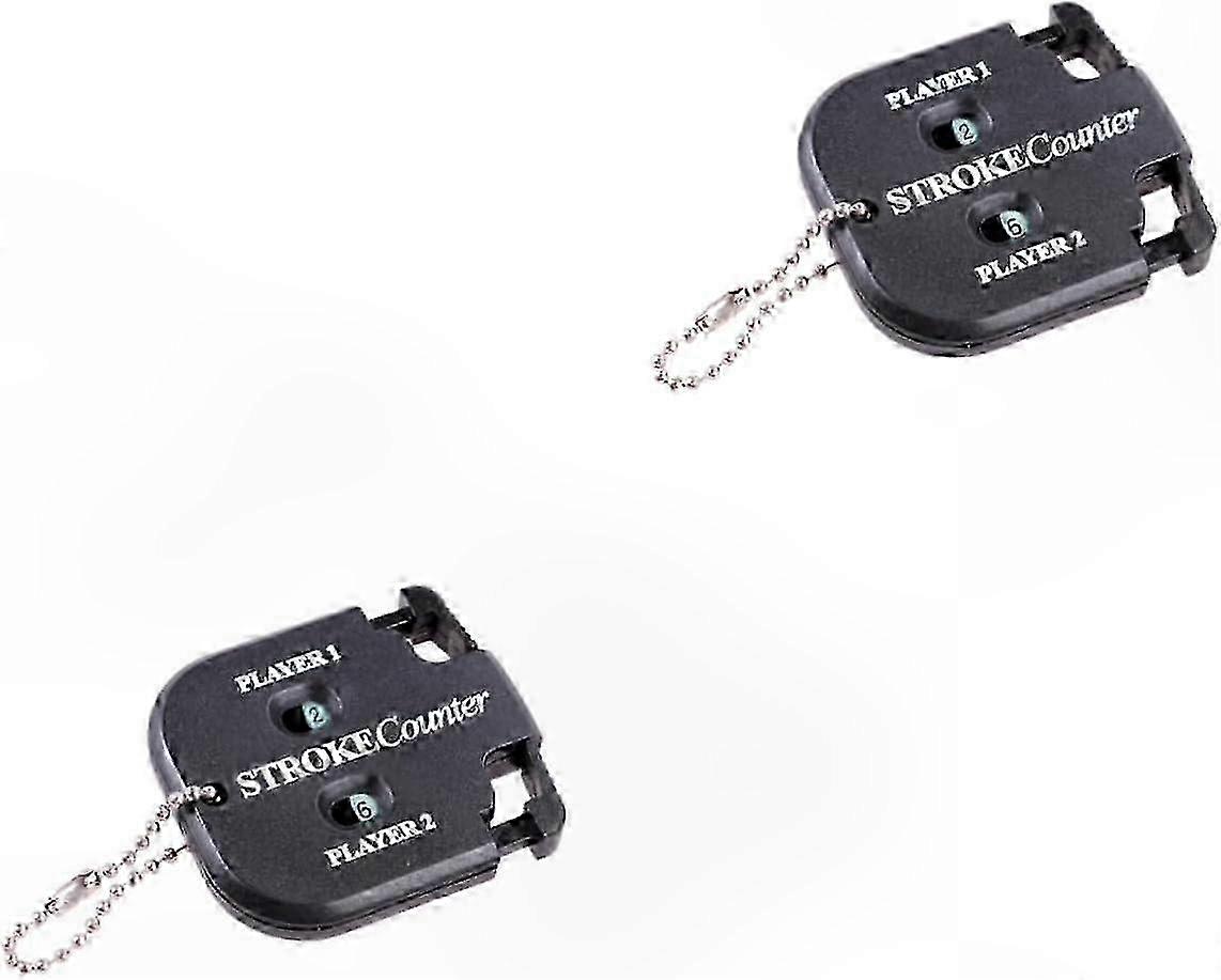 Golf Score Tracker Tool with Mini Counter and Square Accessory for Easy Game Scoring