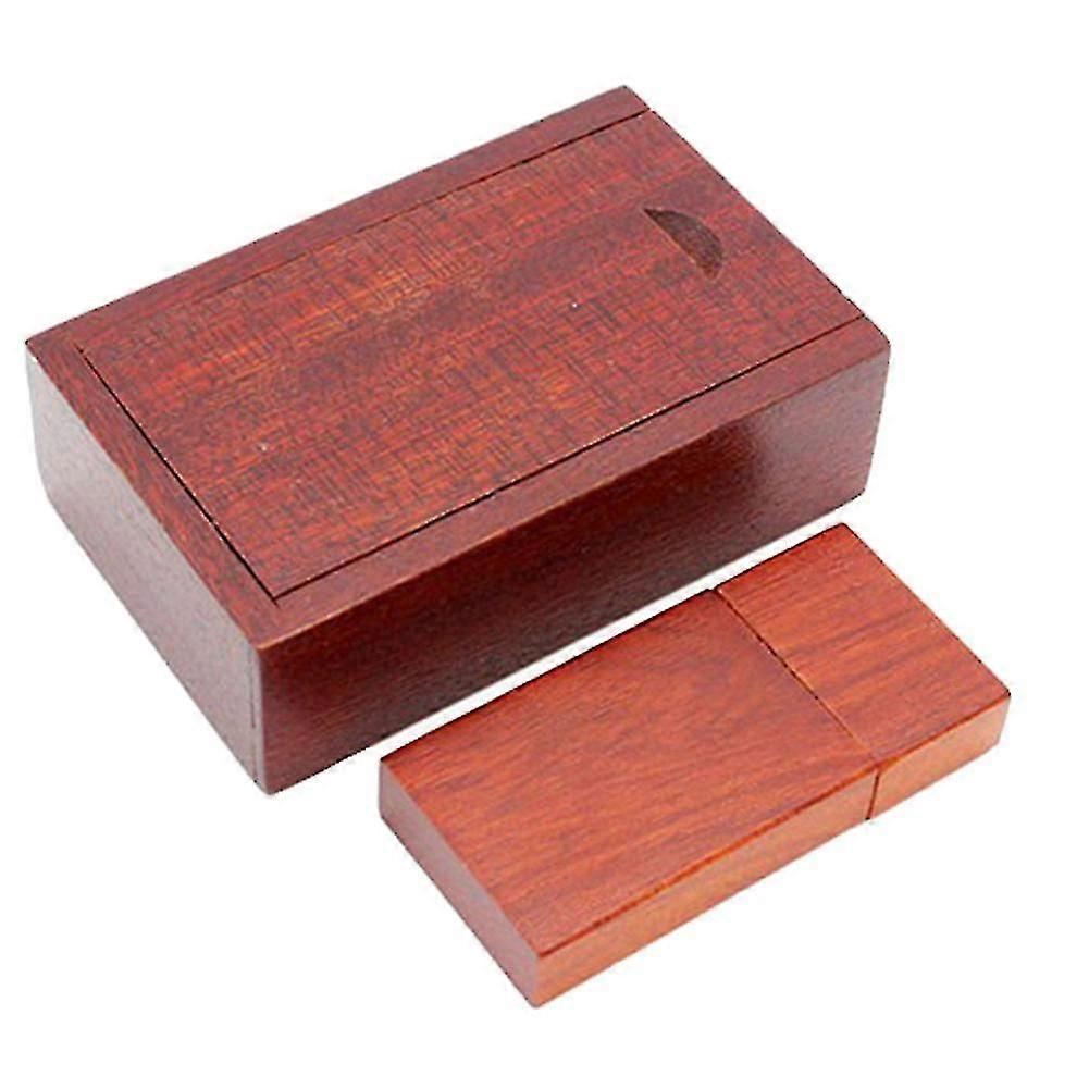 4-32gb Wooden Craved Mini U Disk Usb Flash Drive Memory Stick Pendrive Gift Box