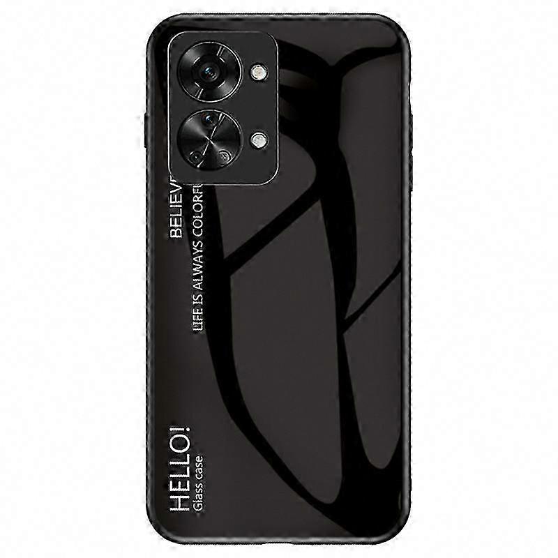 OnePlus Nord 2T 5G Shockproof Tempered Glass Case with TPU Frame