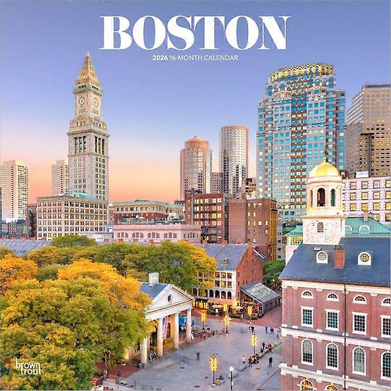 Browntrout Boston Calendar 2026
