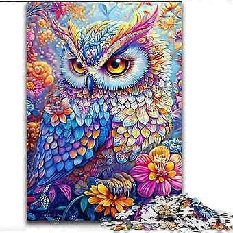 Jigsaw Puzzle For Adults Teens Color Owl Puzzles for Teenagers,Educational Games Home Decoration Unique Home Decor And Gifts - PT 4909