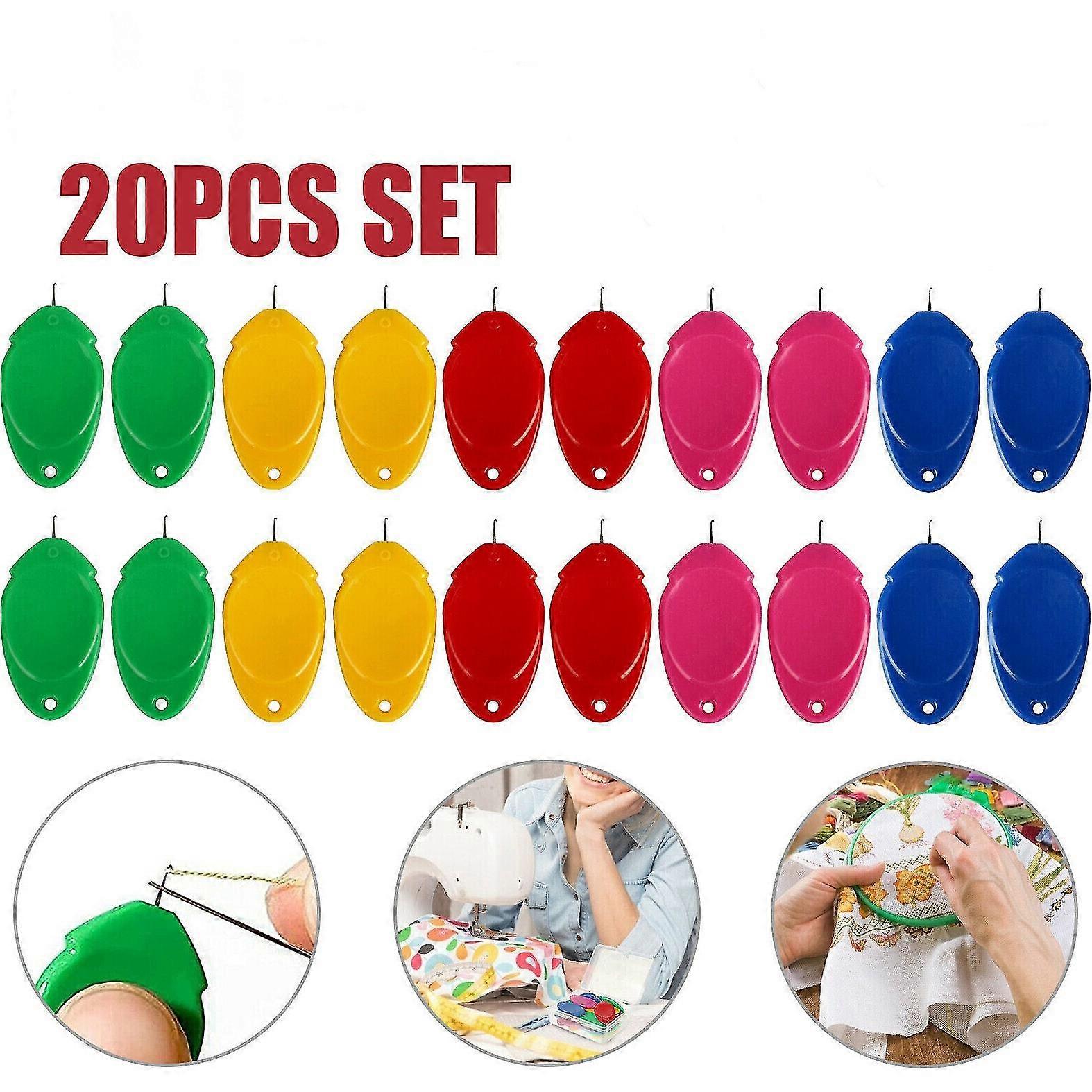 2025 20Pcs Hand Sewing Needle Threader DIY Simple Craft Device Threading Guide Tools