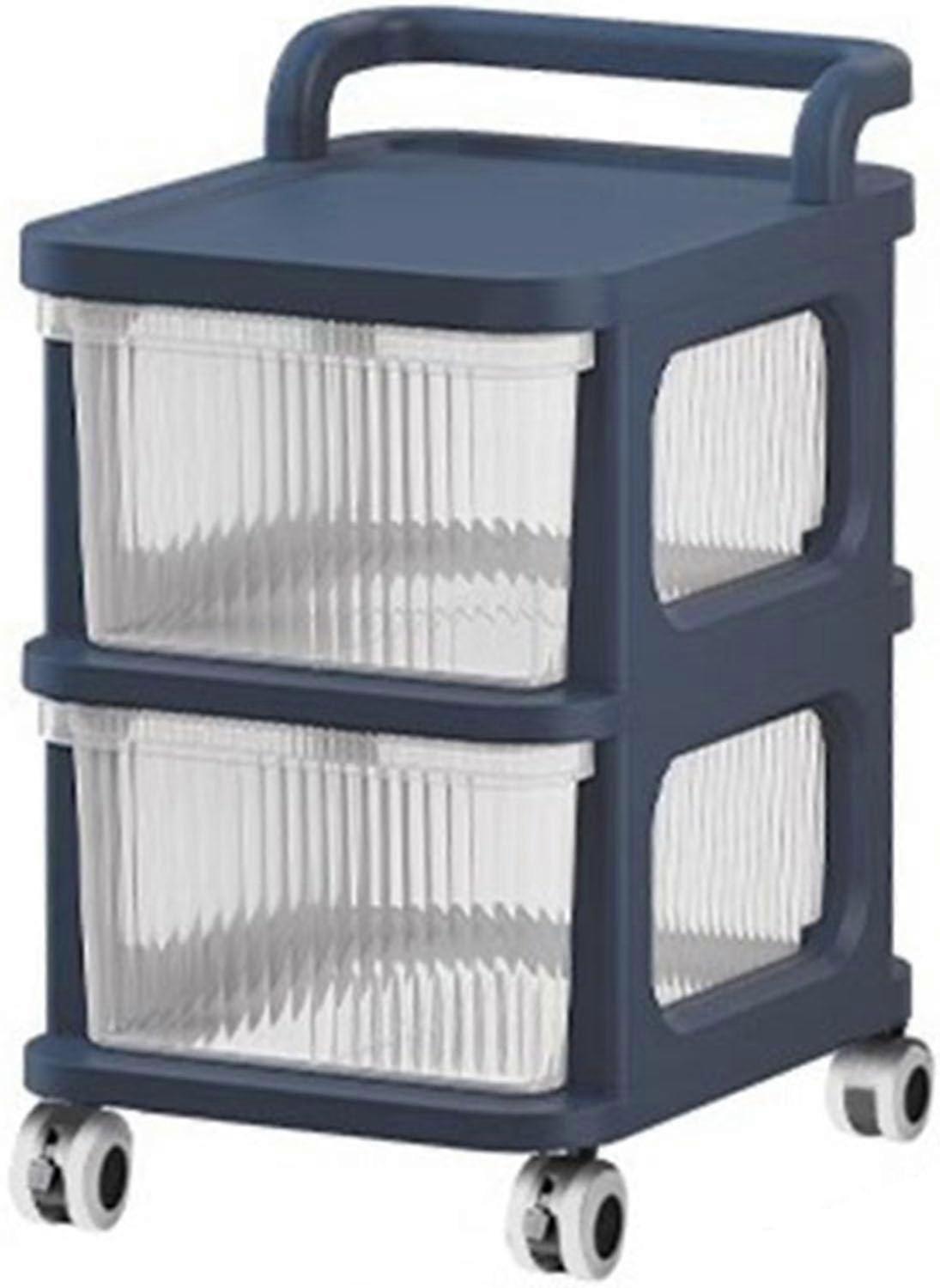 Plastic Storage Bins 2/3/4/5 Tier with Lids Tabletop Stackable Wheels Collapsible for Closet Organizers