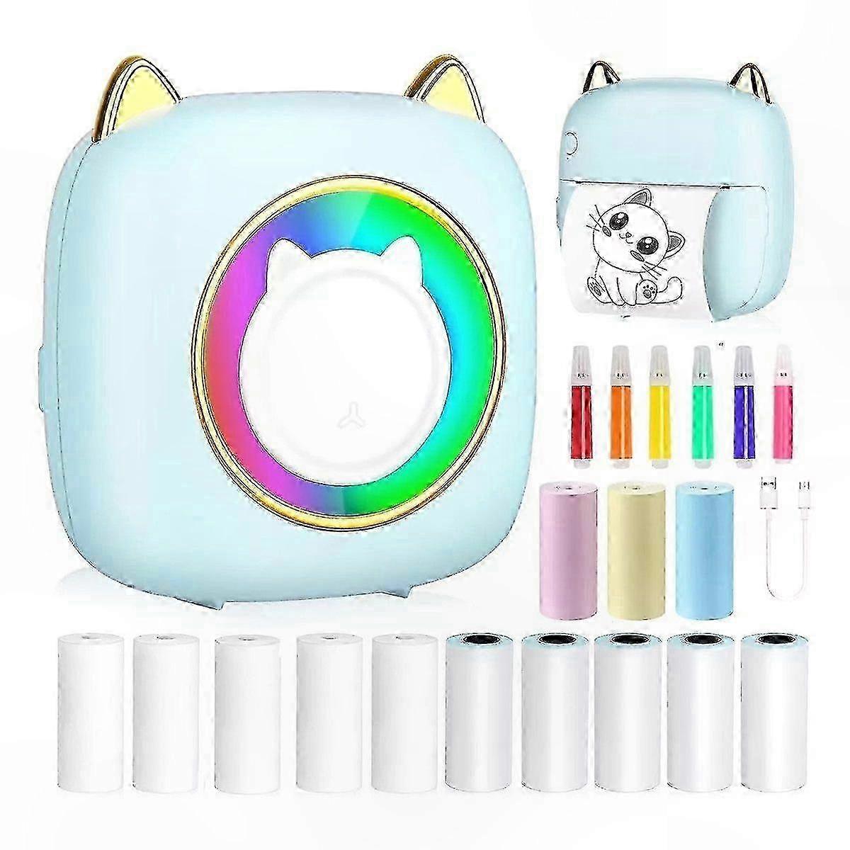 Compact Bluetooth Label Printer for Thermal Printing Portable Mini Multifunction Design