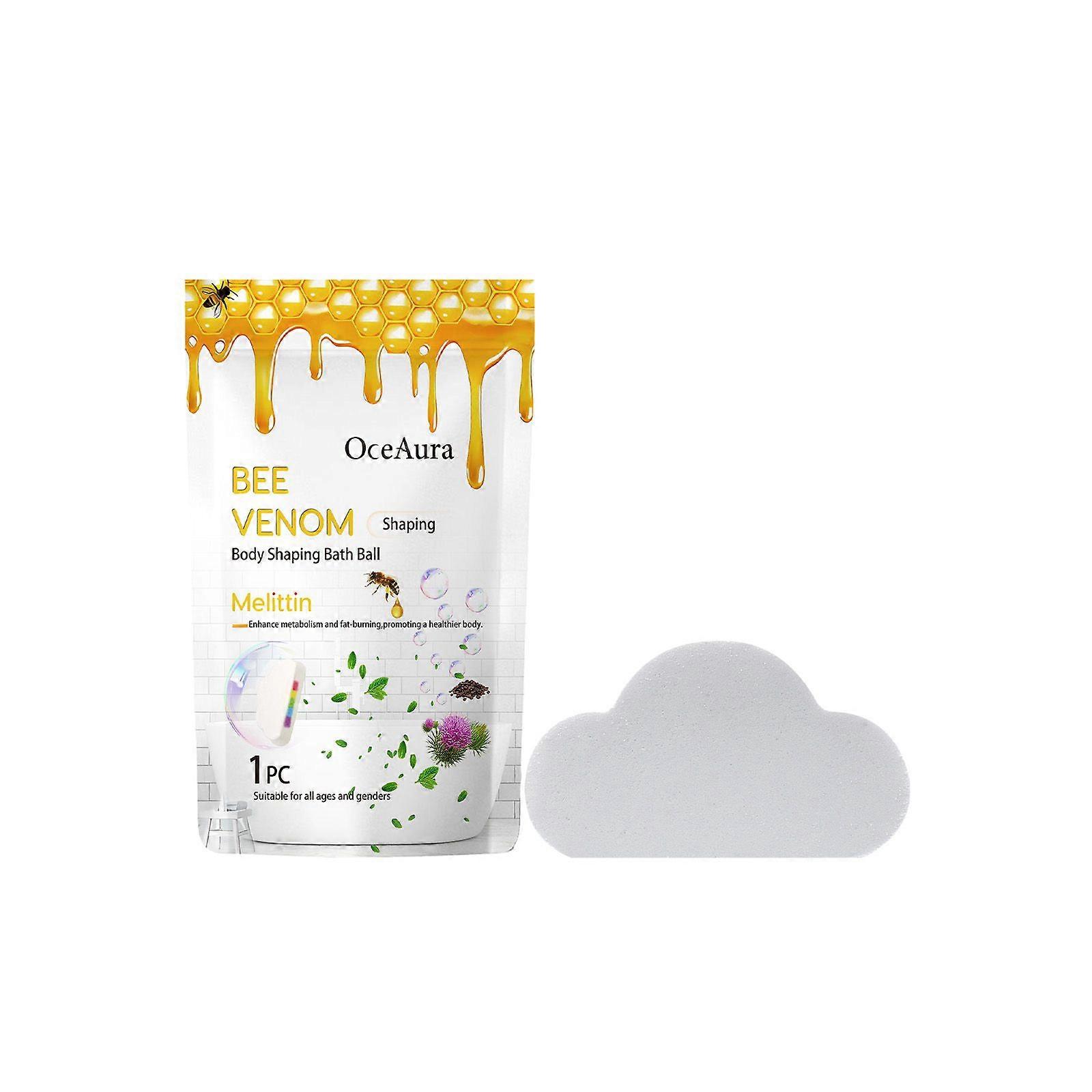 Bee Venom Cloud Bath Salt Balls Contain Bee Venom, Black Pepper Extract And Mint Extract
