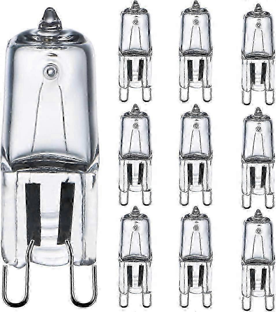 Lâmpada G9 42W (44W) Regulável Branco Quente 2800K, Lâmpada Halógena G9 Compatível com Luz Interna