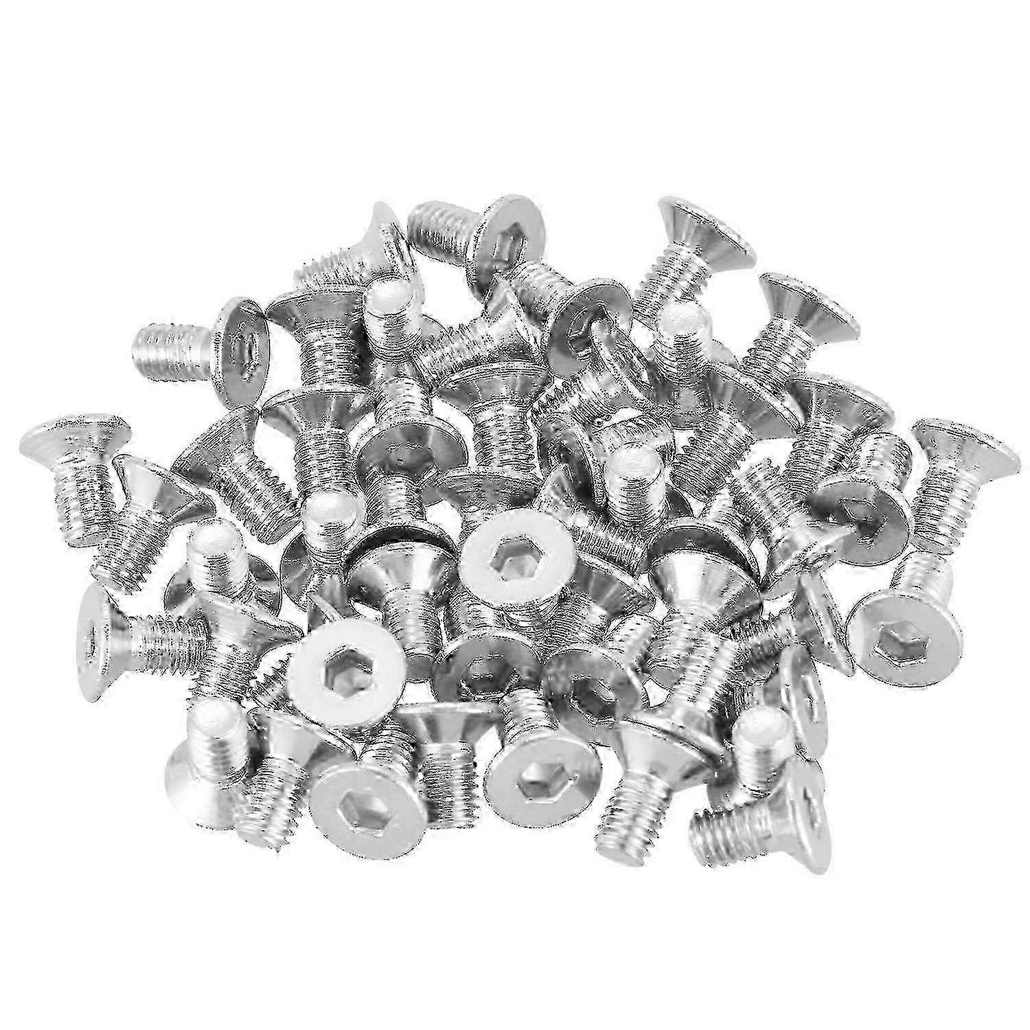 X 6mm Hex Socket Countersunk Flat Head Screw 50pcs