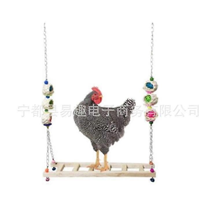 Pet Chicken Swing Wooden Ladder Type