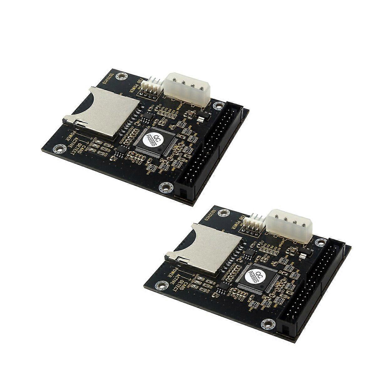 2PCS IDE Adapter Card for SD Cards to 3.5Inch 40-Pin IDE HDD 5V SD Memory Card to IDE 3.5in 40 Pin
