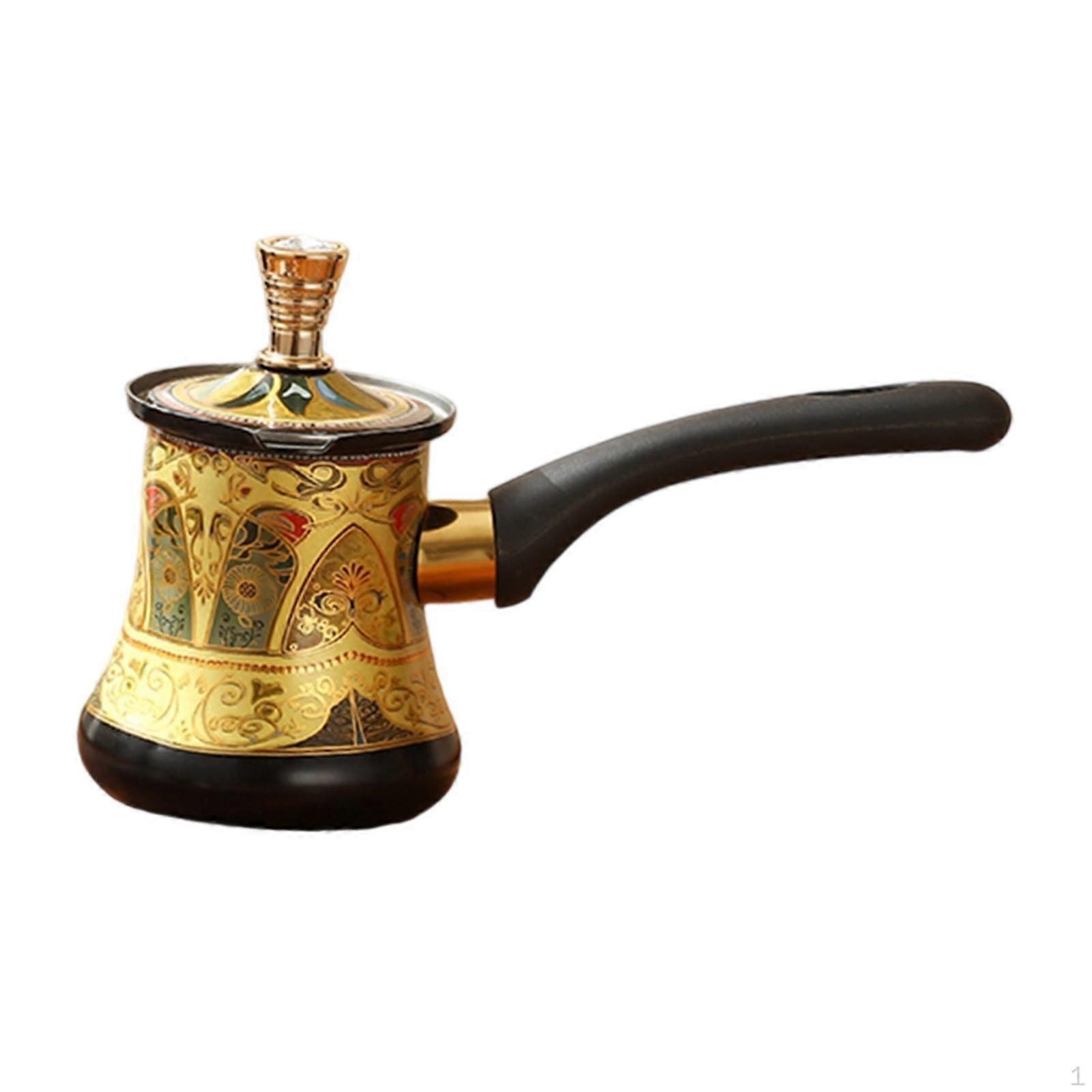 Coffee Pot Butter Milk Warmer Jug Anti Overflow Spout Easy to Clean Gift Teapot Chocolate Melting