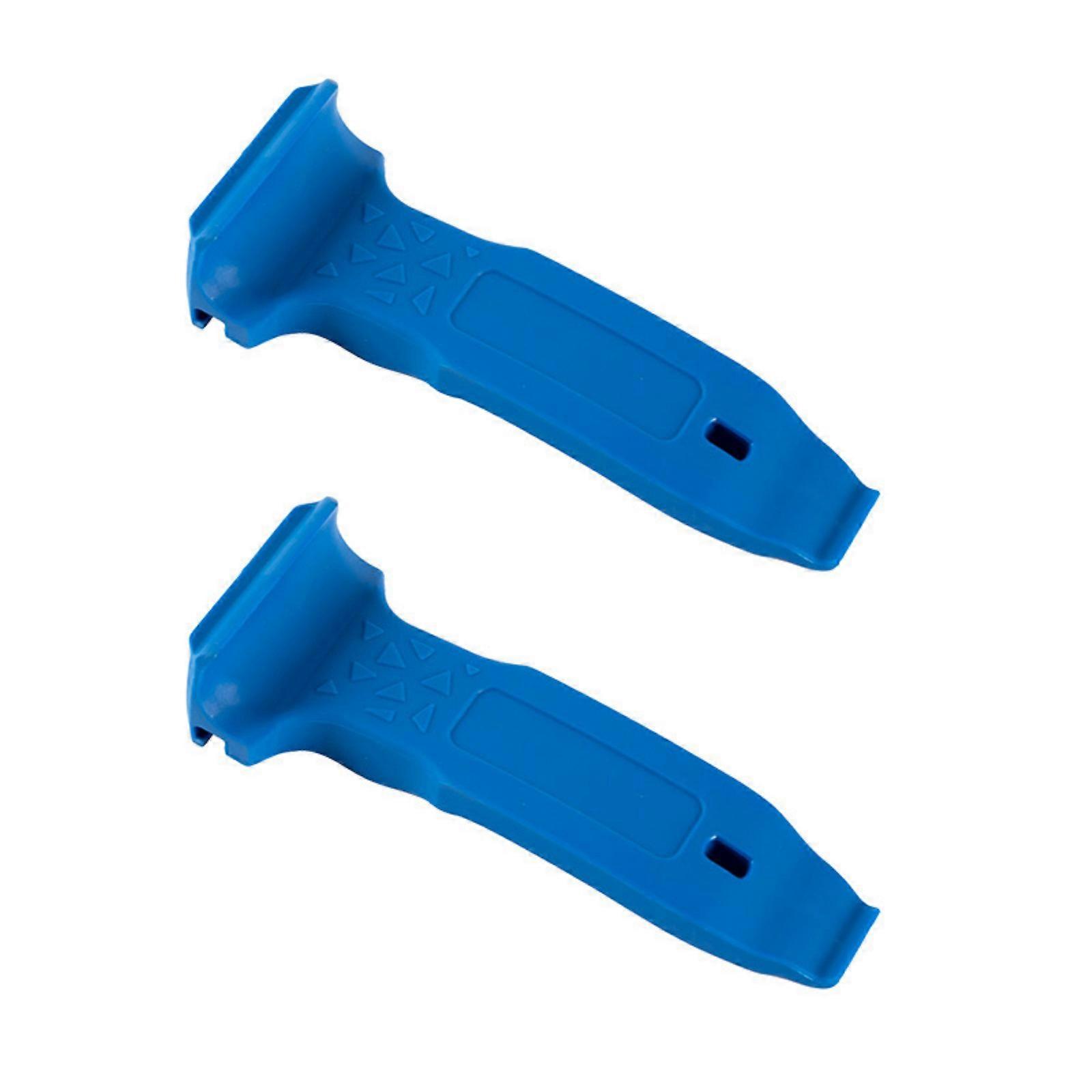 Transportable Road Cycle Tire Changer Tool Flat Handle Plan For Quick Tire Tube Replacement Permanent Not Break Plastic Building  Blue