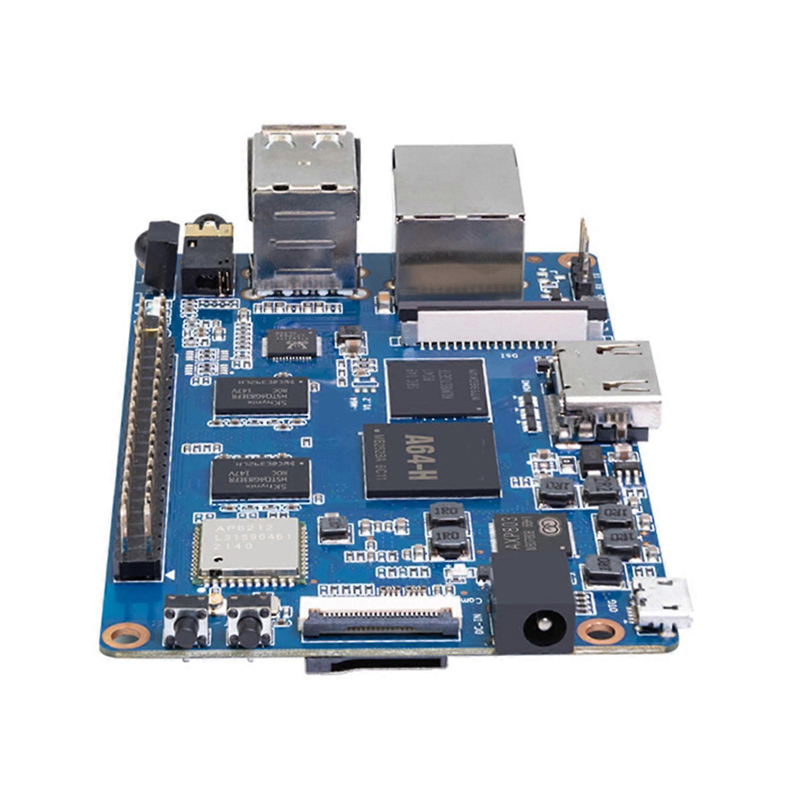 Jednodoskový počítač s otvoreným zdrojovým kódom, štvorjadrový procesor pre Banana Pi BPI-M64 A64 WiFi, Bluetooth kompatibilný, viacfarebný