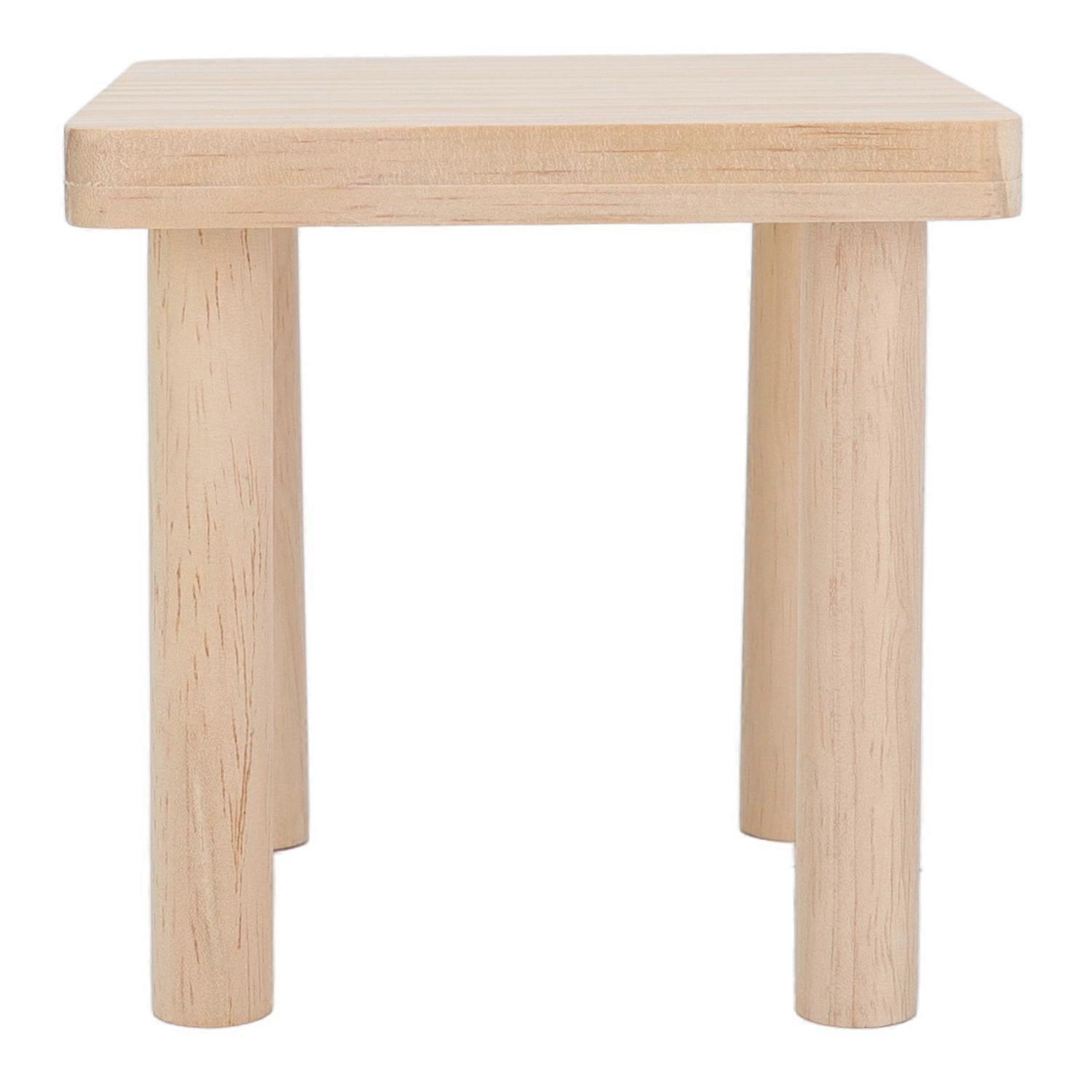 Hamster Play Wooden Platform Quadrate Decorative Natural Texture Hamster Stand Platform for Hamsters