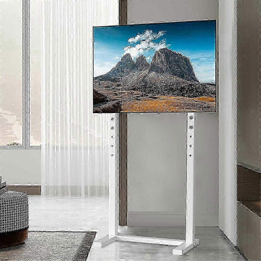Universal TV Floor Stand Height Adjustable Display Floor Bracket Mount for 32"-65" 32-100