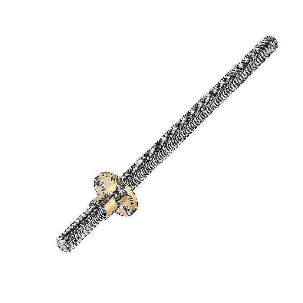 T8 Threaded Rod 8mm Diameter for 3D Printer CNC Machine with Brass Nut 150mm