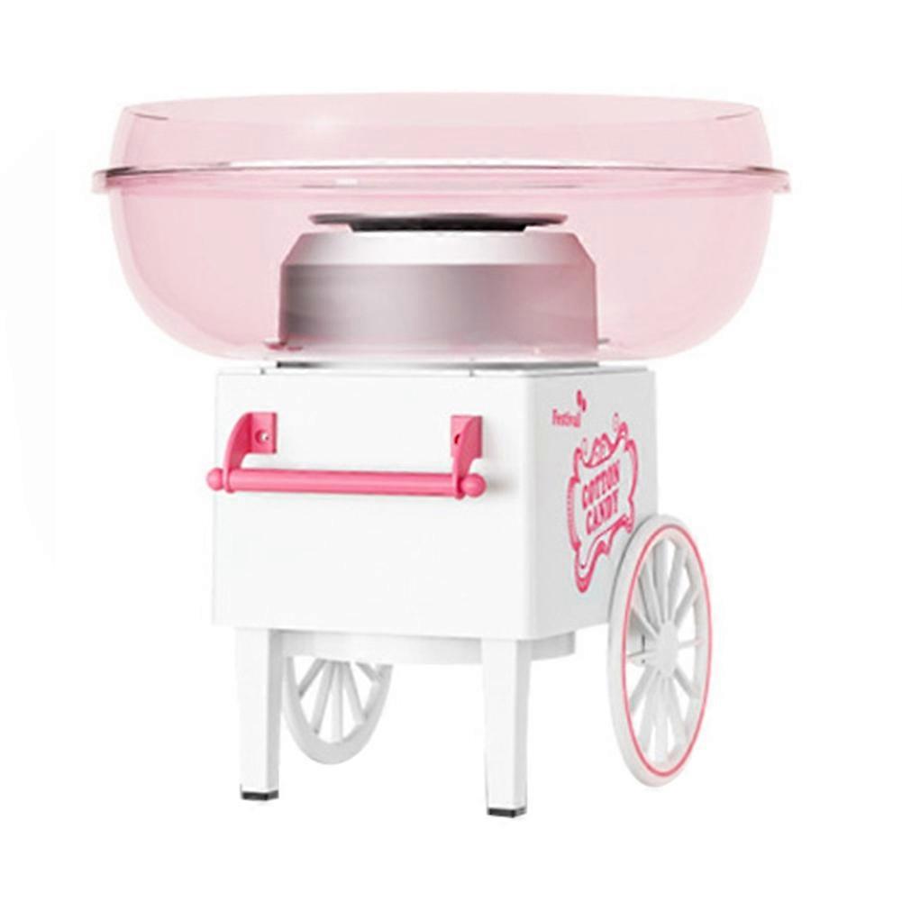 Mini Cotton Candy Maker with Sugar Scoop Pink, EU Plug