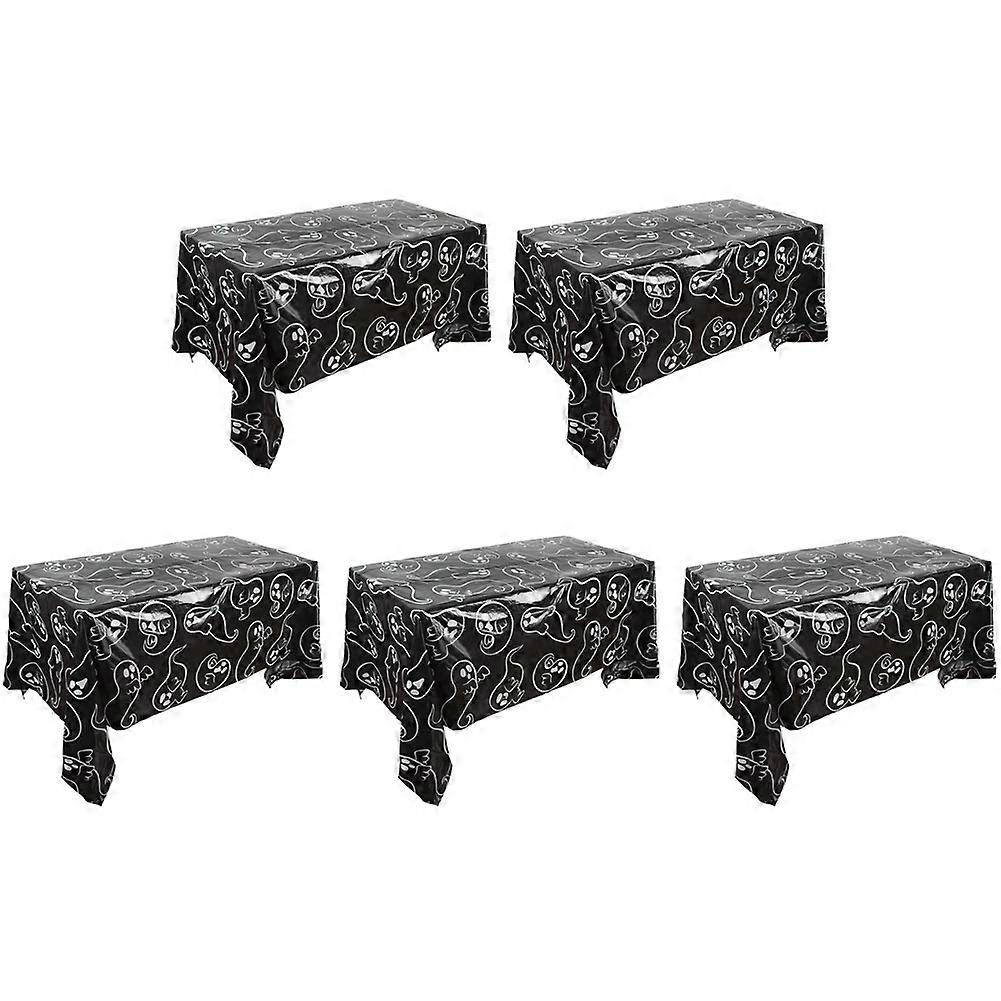 Halloween Placemat Ghost Table Runner Cobweb Tablecloth Gothic Tabletop Decor Home Decorations Kitc