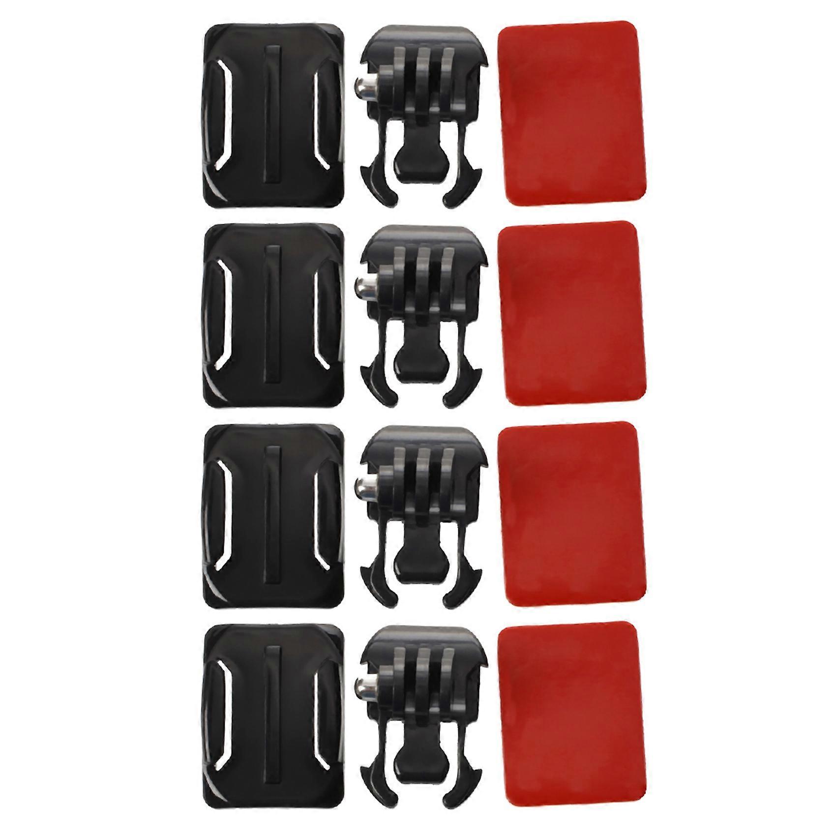 4X Helmet Curved + Sticker+Buckle Basic Mount for Hero 3 2 1 Camera