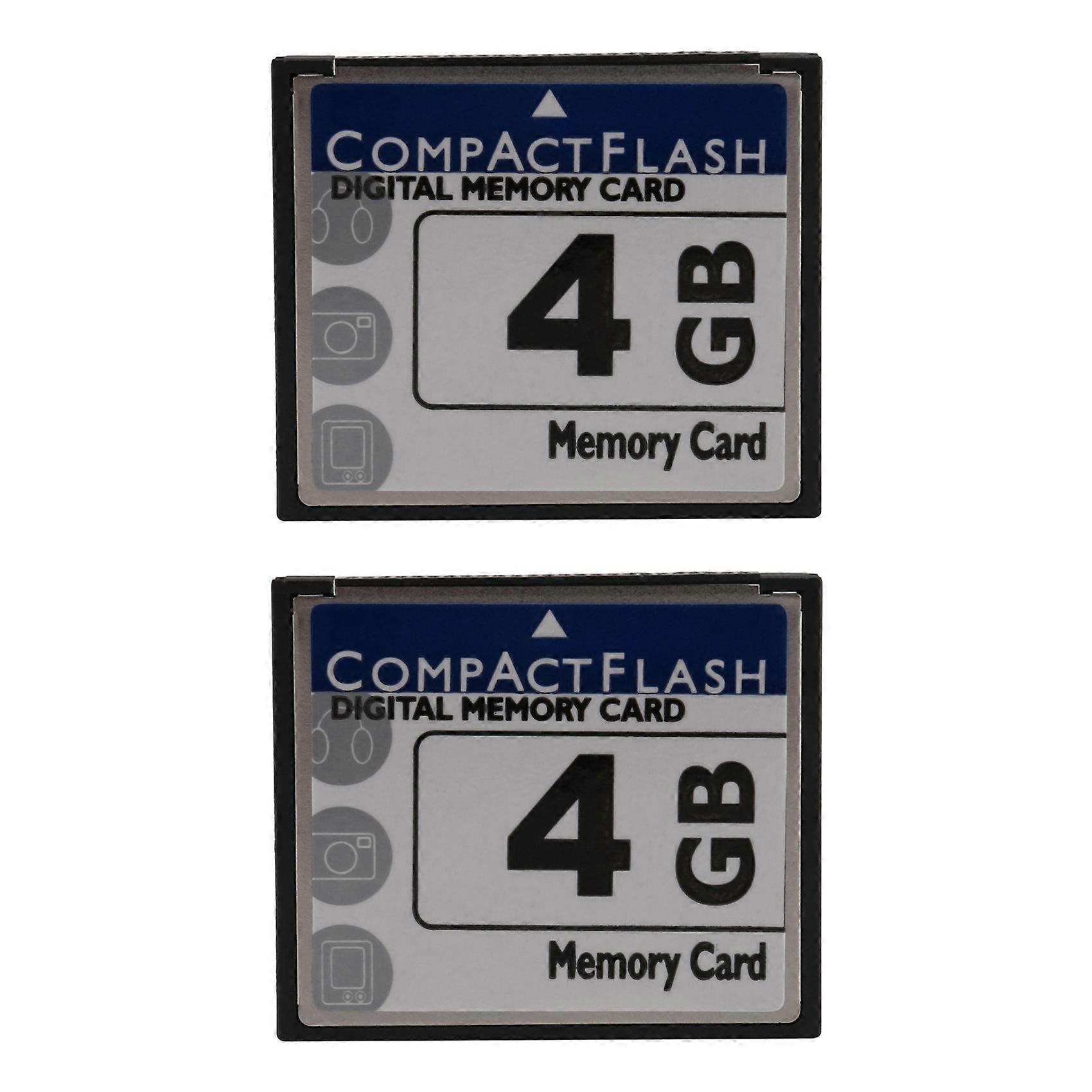 2X Professional 4GB Compact Flash Memory Card(White&Blue)