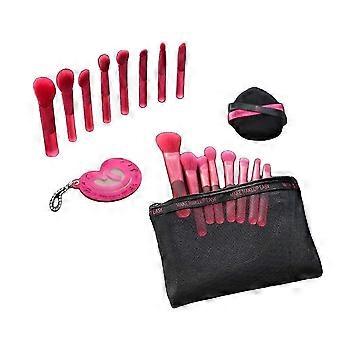 Makeup Brush Set for Beginners, Portable Travel - friendly Set