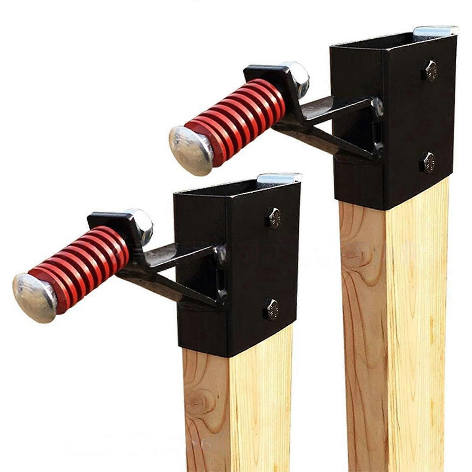 T Post Targets Hanger Replacement Steel Gong Targets Conversion Adapter For Wooden Targets Frames Enhanced Stability Multicolor