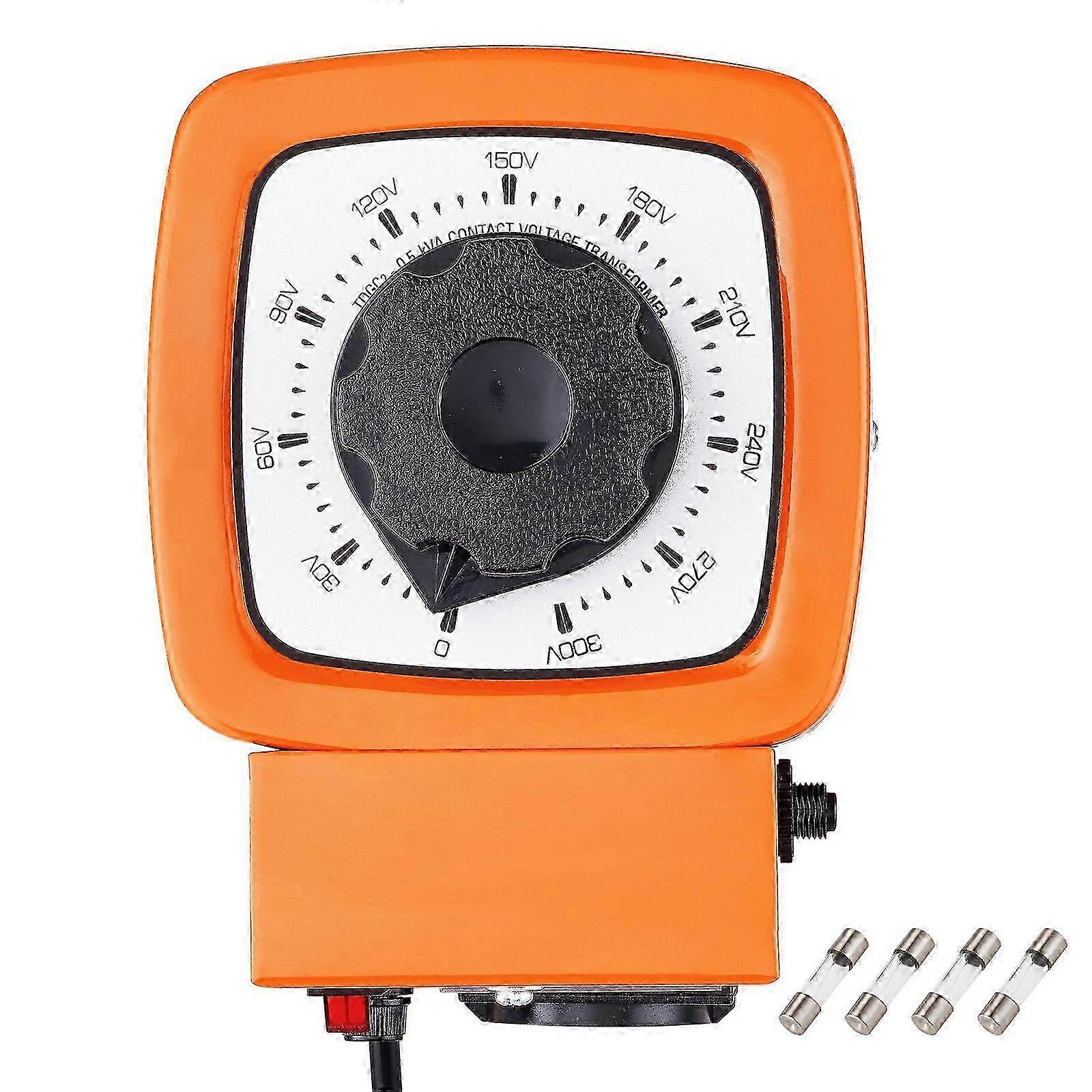 500VA Auto Variable Voltage Transformer, 1.7A, 230V Input 0-300V Output AC Voltage Regulator Power Supply, CE Certified