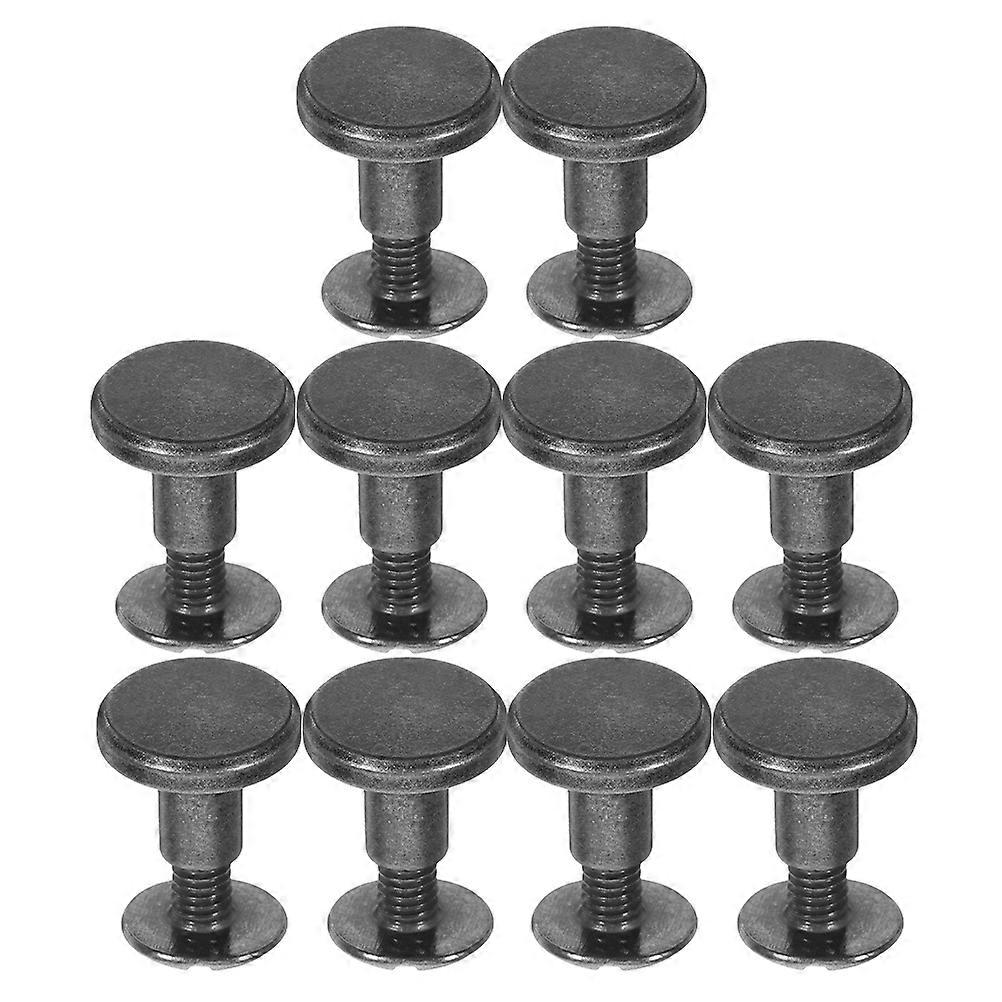 Account Screw Rivet Fastening Kit for 10Pcs Flat Head Stud Rivets