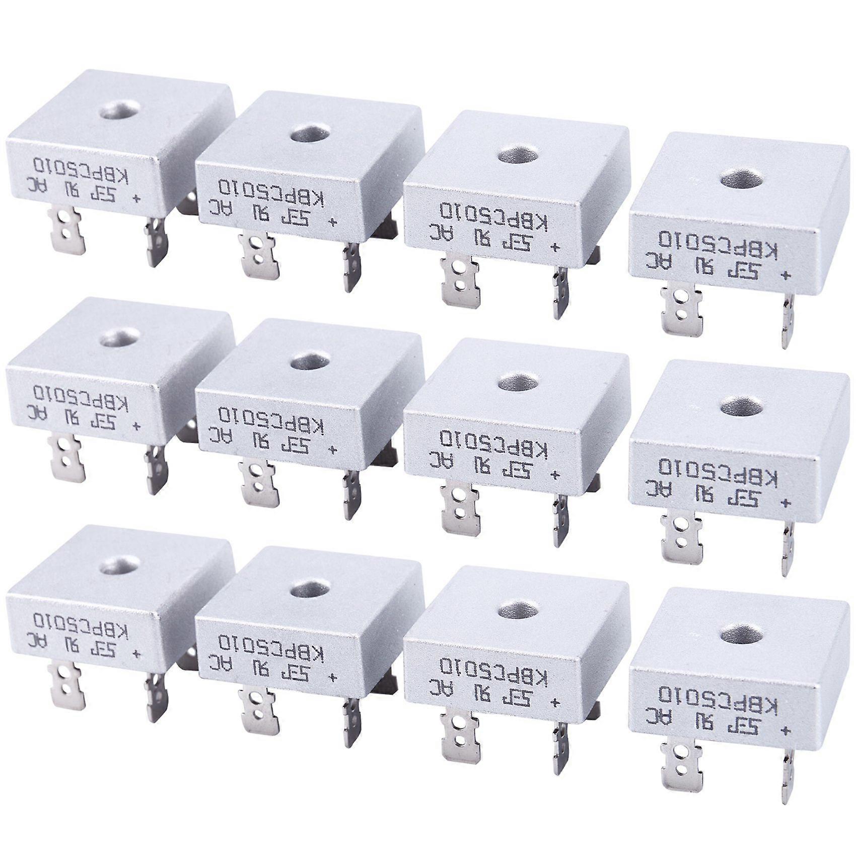 12X 50A 1000V Metal Case Single Phases Diode Bridge Rectifier KBPC5010