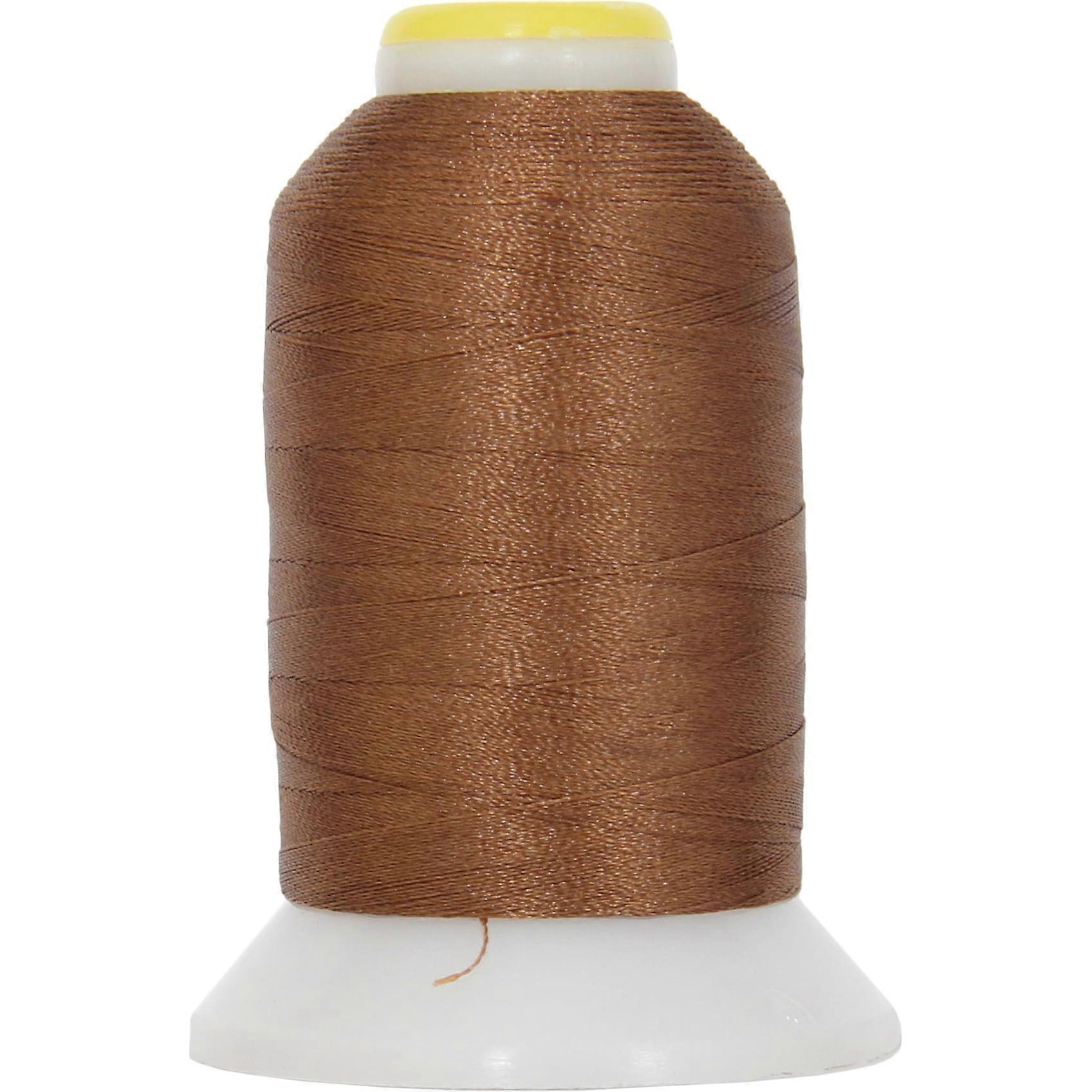 Threadart 60 Weight Micro Embroidery & Bobbin Thread - 1000m Spools - 30 Colors Available - Med Tan